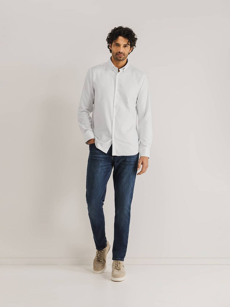 State Of Art Essentials Oxford Hemd Weiß - Größe L günstig online kaufen