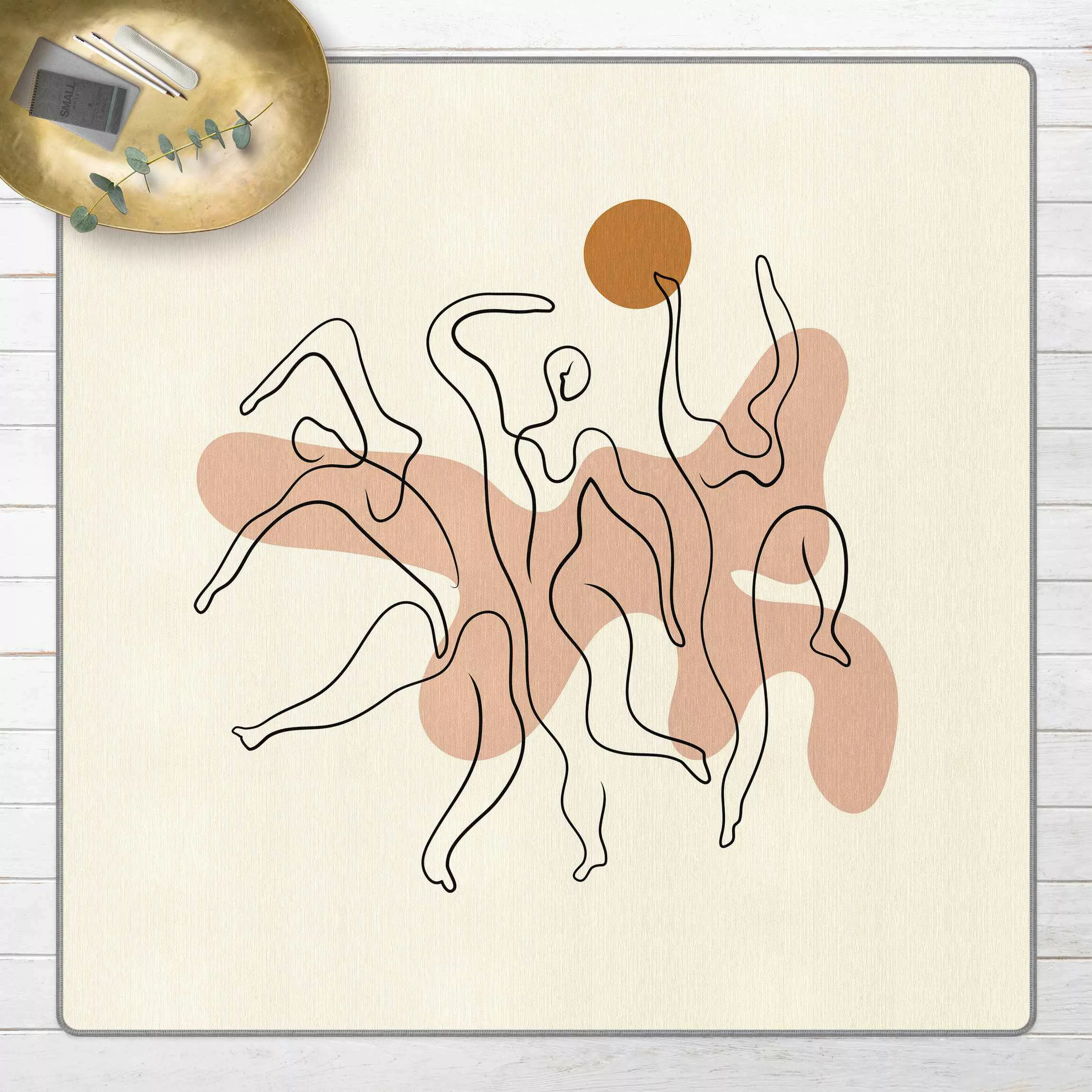 Teppich Picasso Interpretation - Der Tanz günstig online kaufen