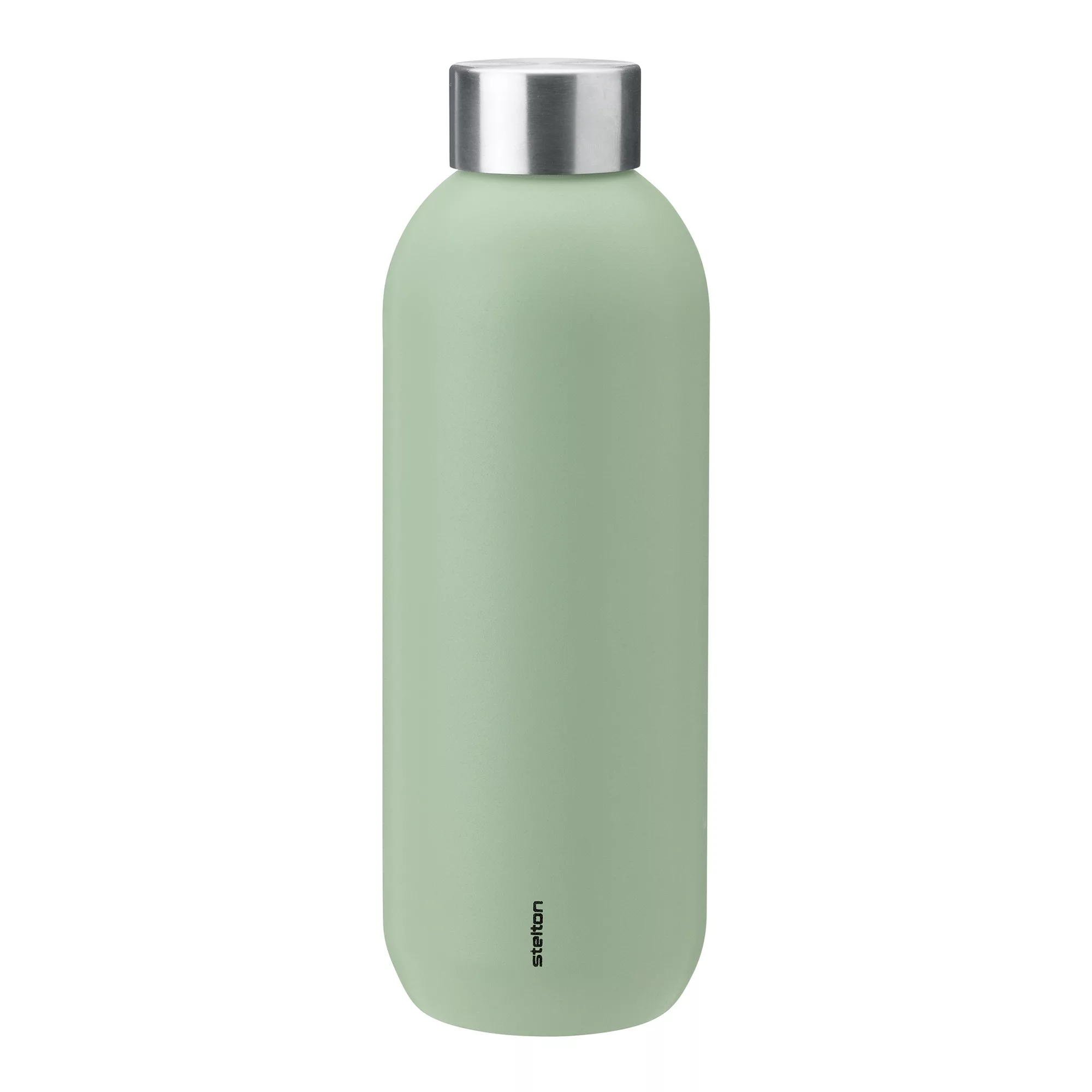 Stelton - Keep Cool Trinkflasche 0,6L - seegras/matte Pulverbeschichtung/H günstig online kaufen