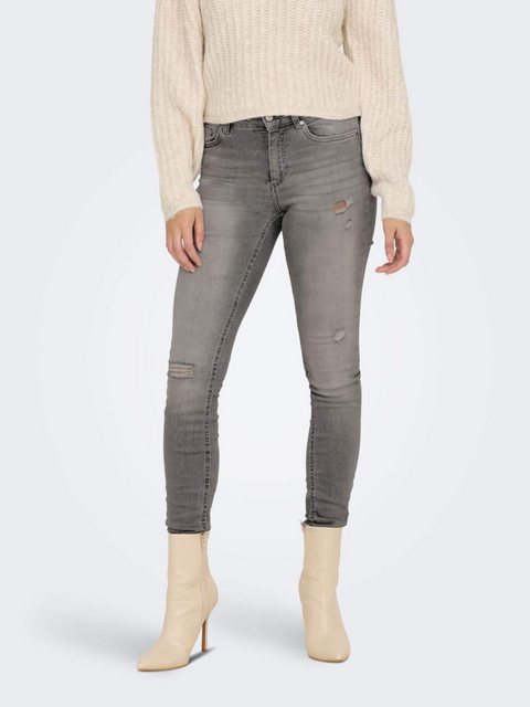 ONLY Skinny-fit-Jeans "ONLBLUSH MID SK AK RW DST DNM REA724NOOS", mit Destr günstig online kaufen