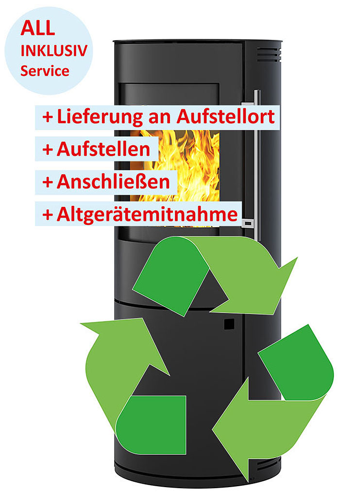 Firefix Kaminofen »»LUGANO««, (Alles inklusive Service: Aufstellen, Anschli günstig online kaufen