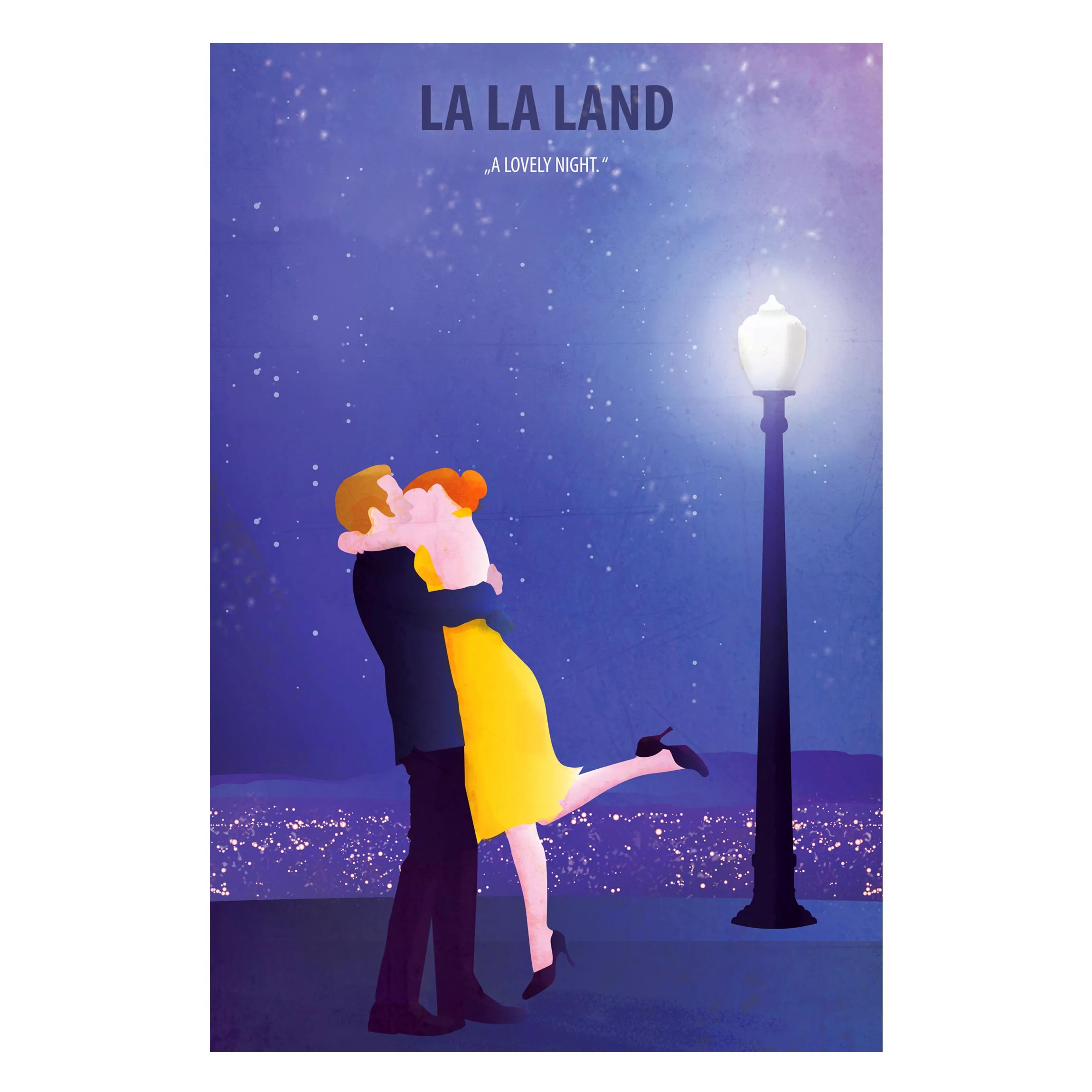 Magnettafel Kunstdruck - Hochformat 2:3 Filmposter La La Land II günstig online kaufen