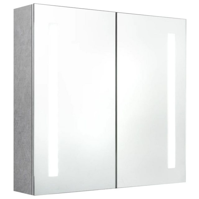 Led-bad-spiegelschrank Betongrau 62x14x60 Cm günstig online kaufen