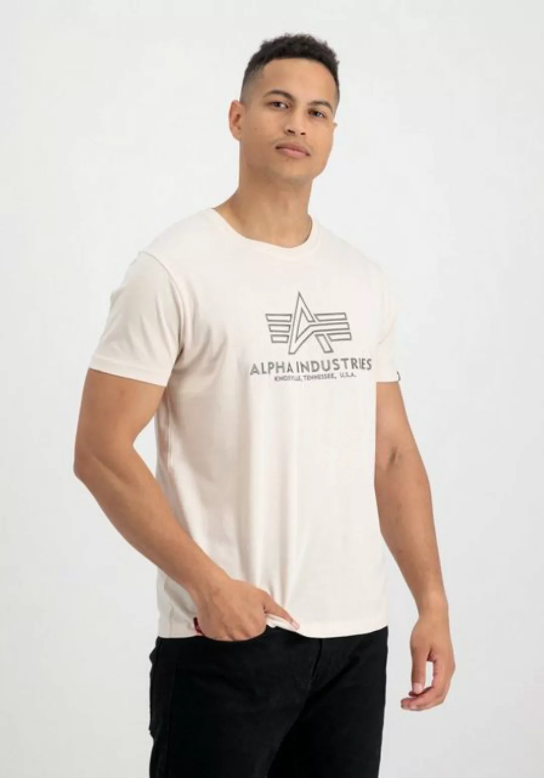 Alpha Industries T-Shirt ALPHA INDUSTRIES Men - T-Shirts Basic T Embroidery günstig online kaufen
