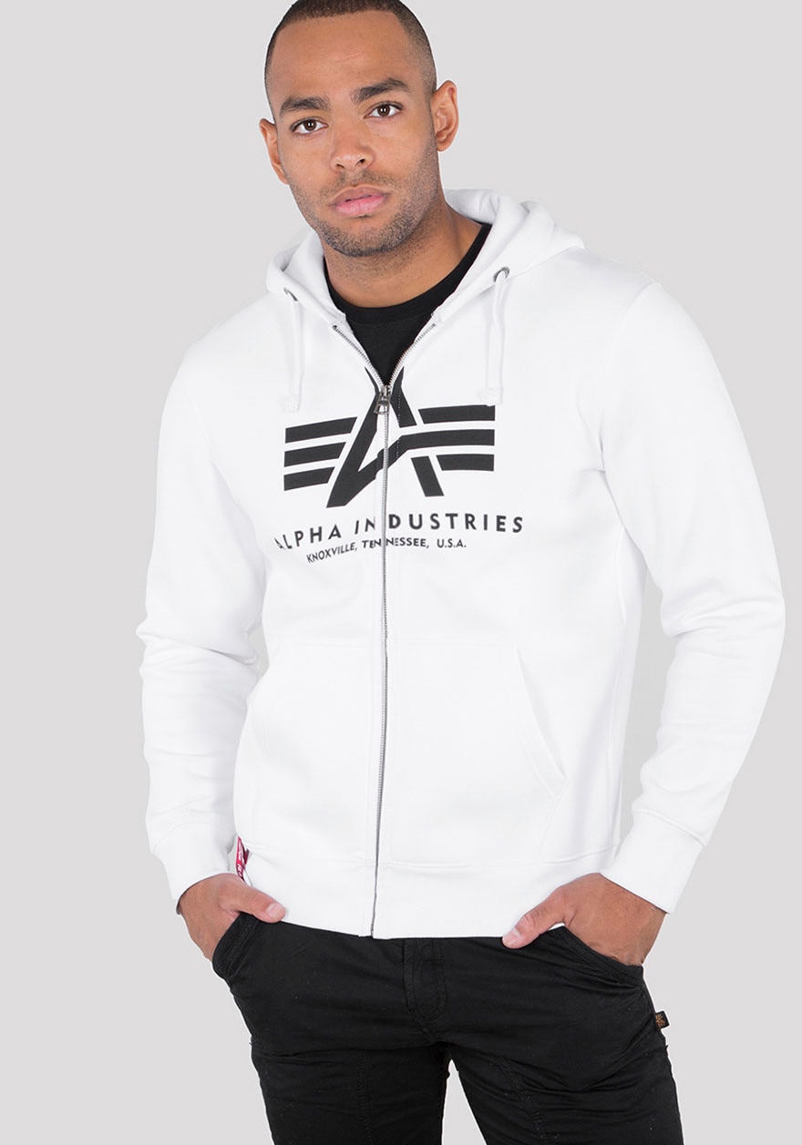 Alpha Industries Kapuzensweatjacke "BASIC ZIP HOODY" günstig online kaufen