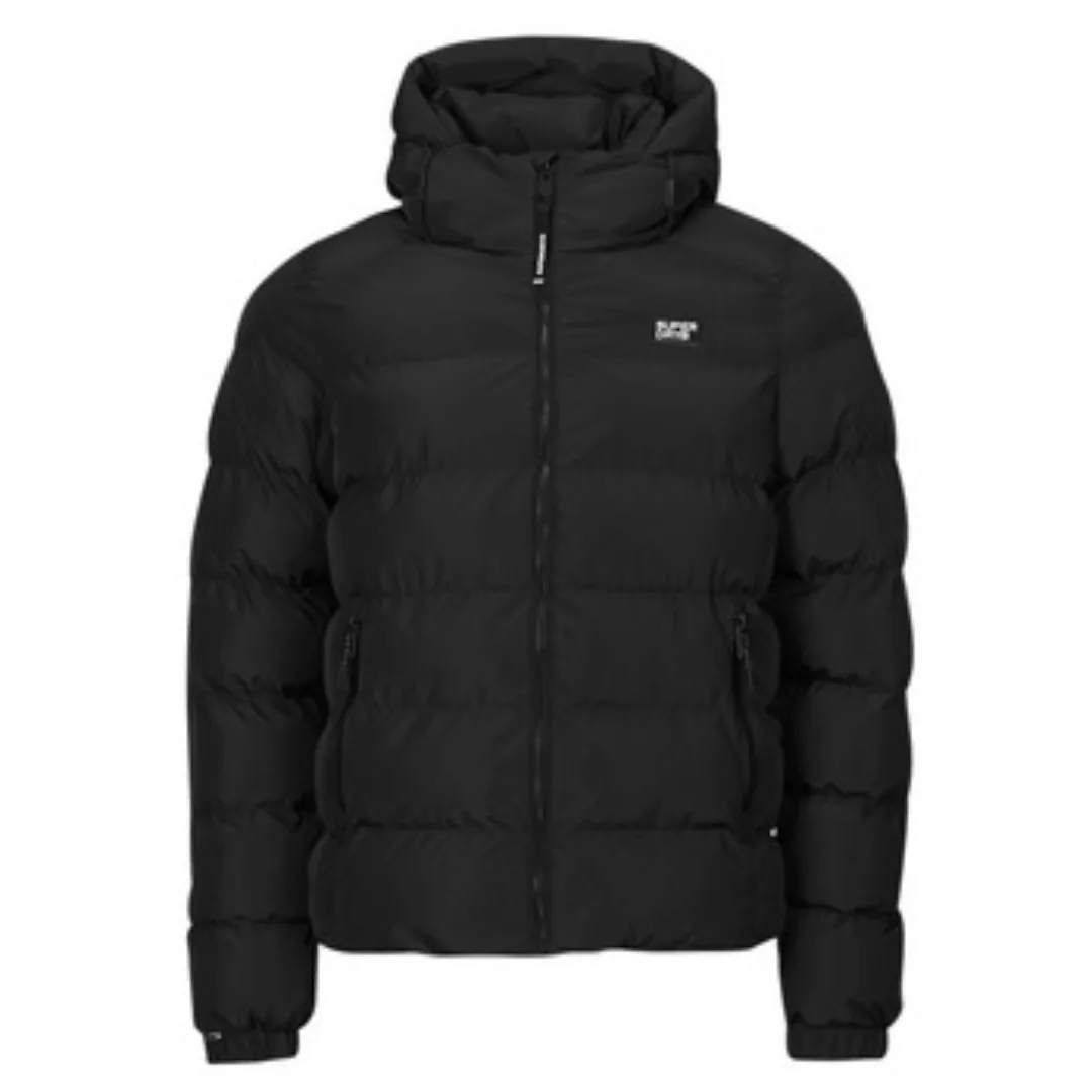 Superdry Pufferjacke Hooded Schwarz - Größe XXL günstig online kaufen