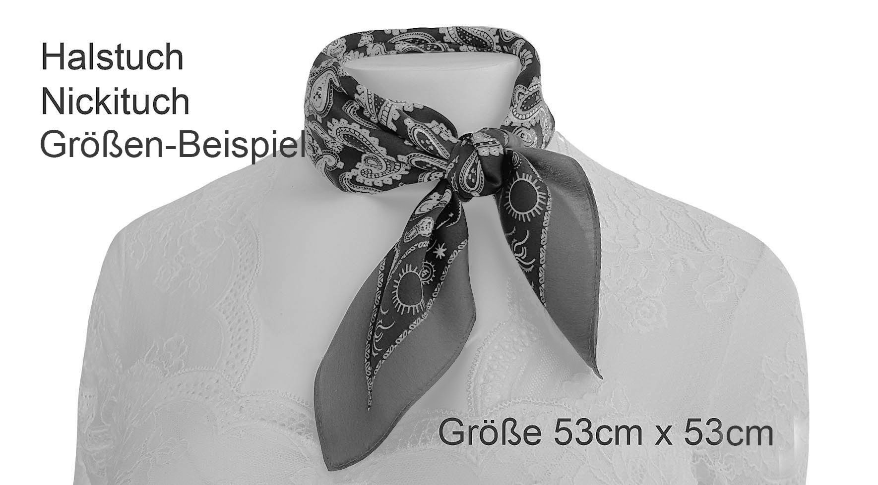 Moschen-Bayern Halstuch Trachtenhalstuch 100% Seide Trachtentuch günstig online kaufen