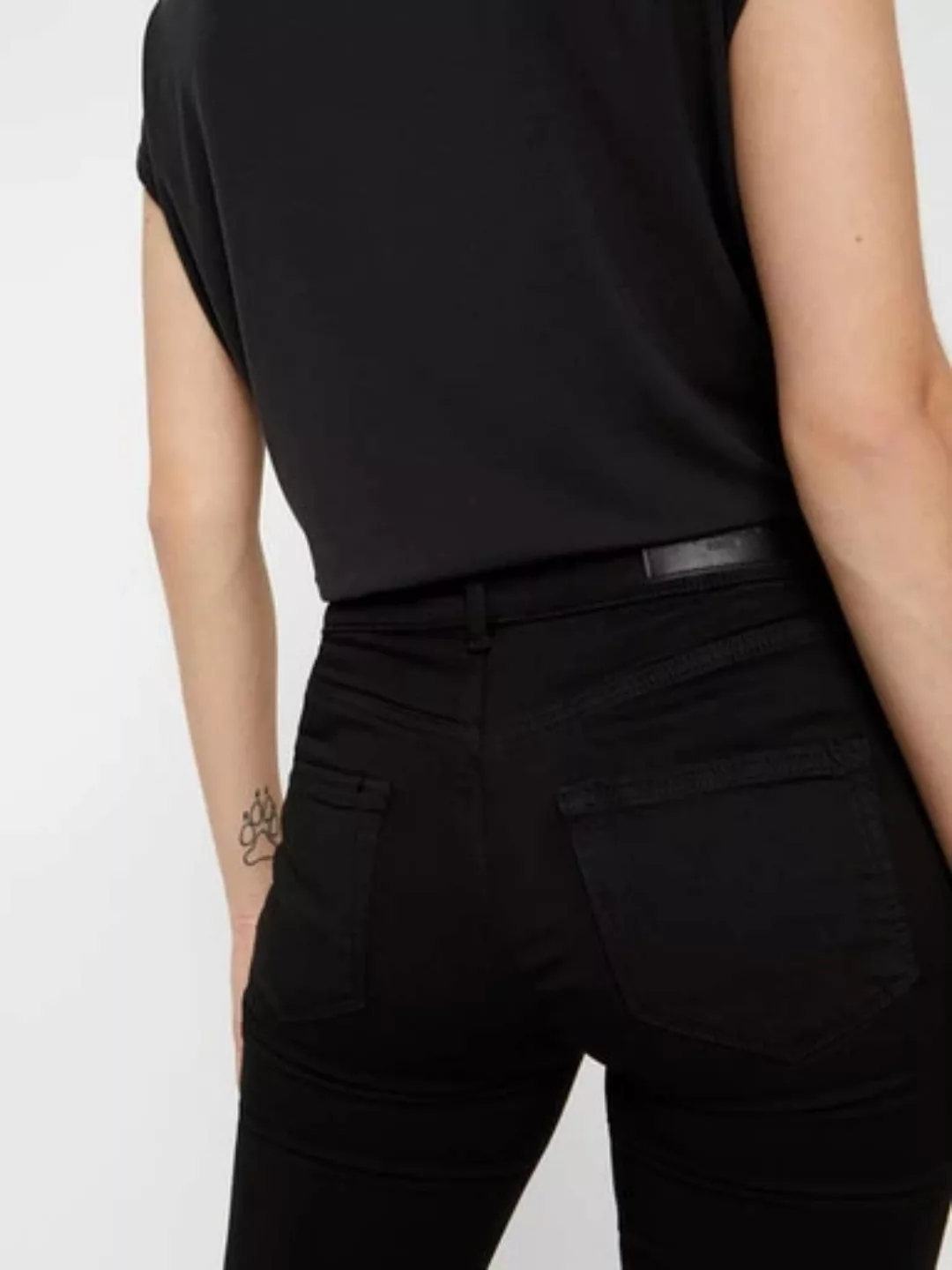 VERO MODA Vmlux Nw Slim Fit Jeans Damen Schwarz günstig online kaufen