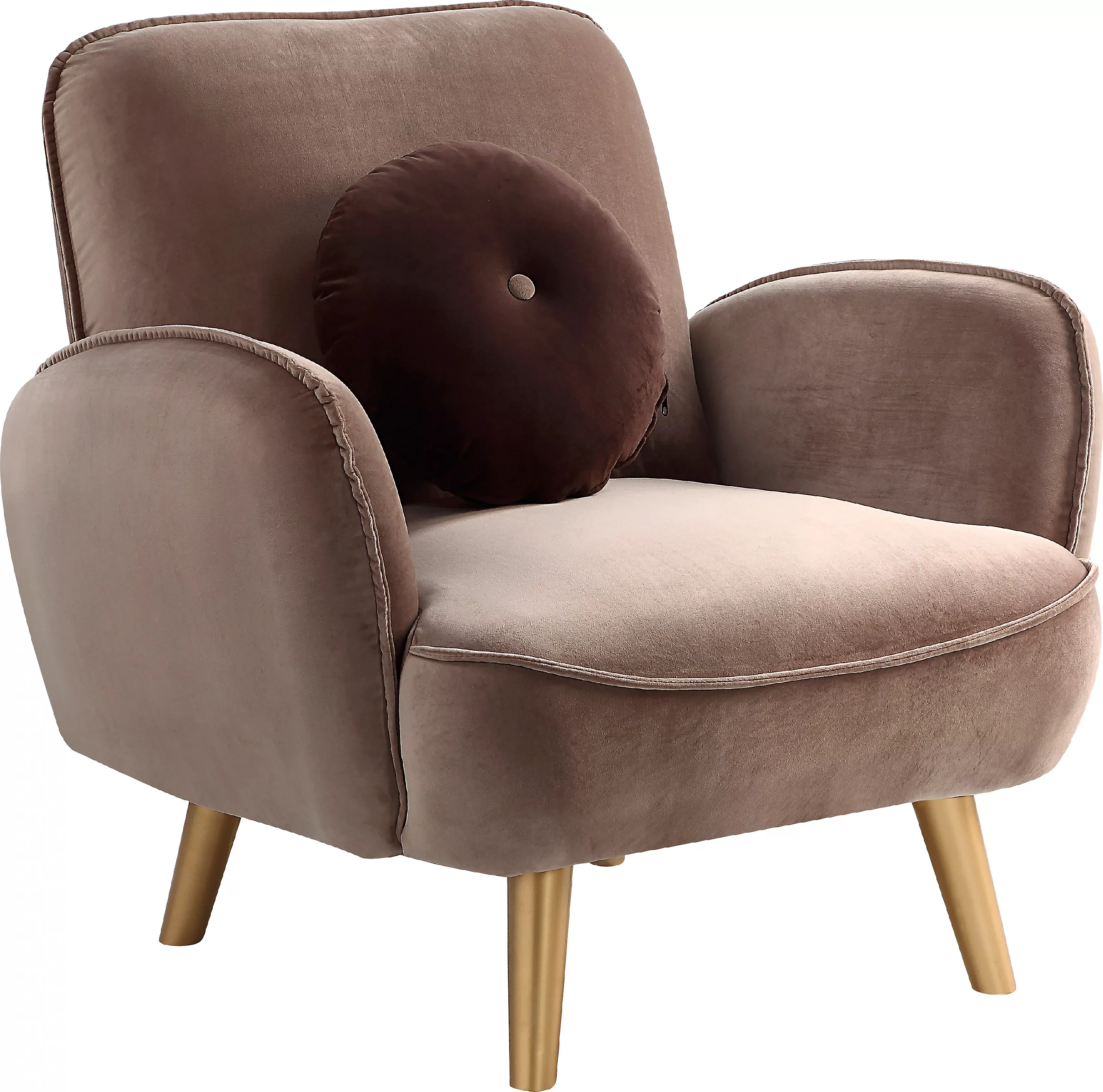 ATLANTIC home collection Sessel "Ben", mit Welleunterfederung, inkl. Dekoki günstig online kaufen