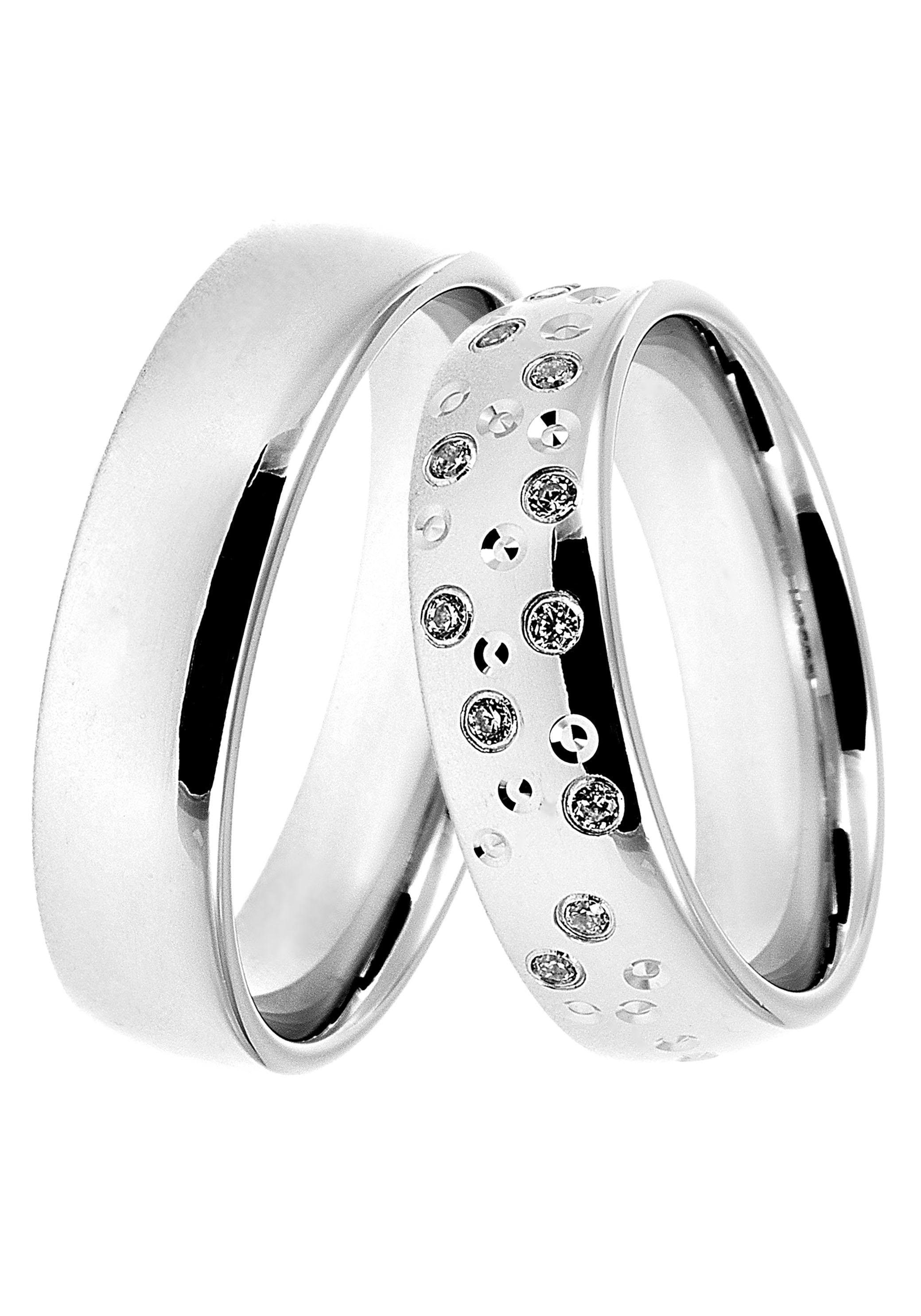 DOOSTI Trauring "Schmuck Geschenk Silber 925 Trauring Ehering Partnerring L günstig online kaufen