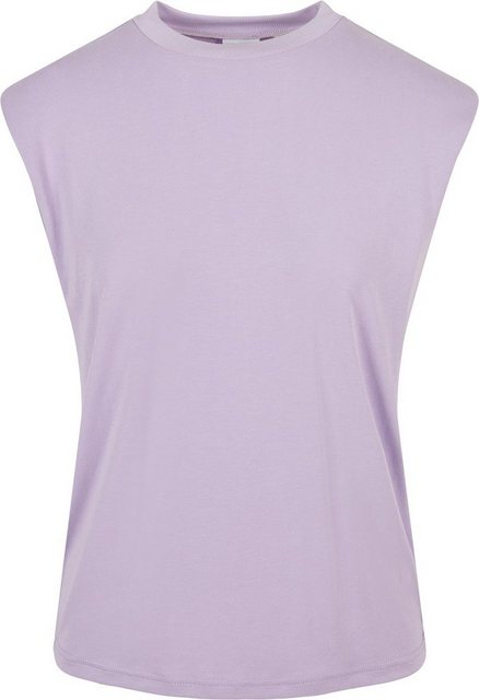 URBAN CLASSICS Muskelshirt Urban Classics Damen Ladies Modal Padded Shoulde günstig online kaufen