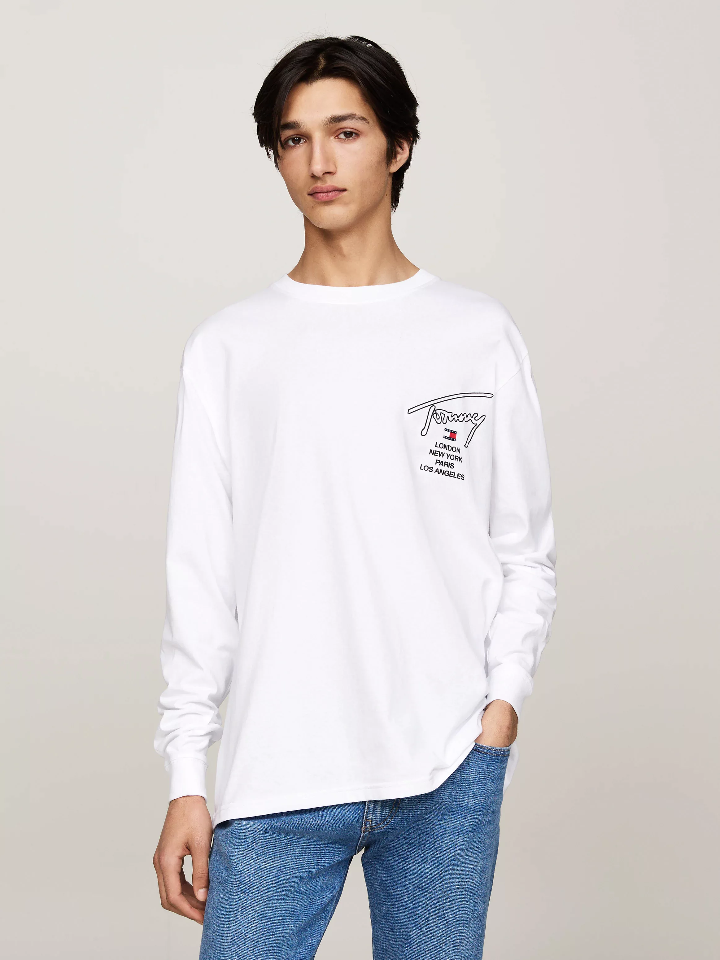 Tommy Jeans Longsleeve TJM REG SIG TWIST LS TEE günstig online kaufen