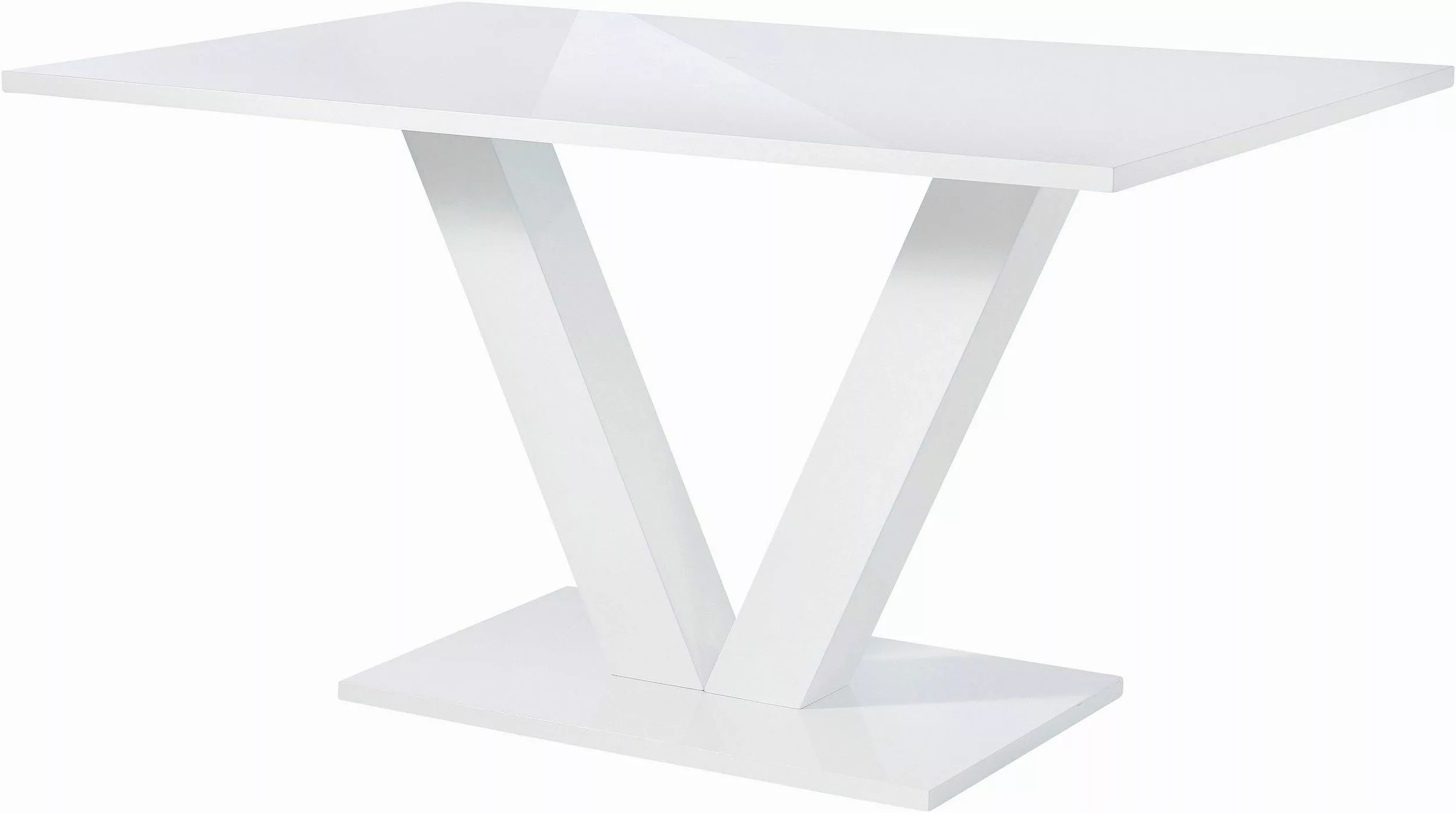 loft24 Esstisch Andres, Hochglanz Optik, Breite günstig online kaufen