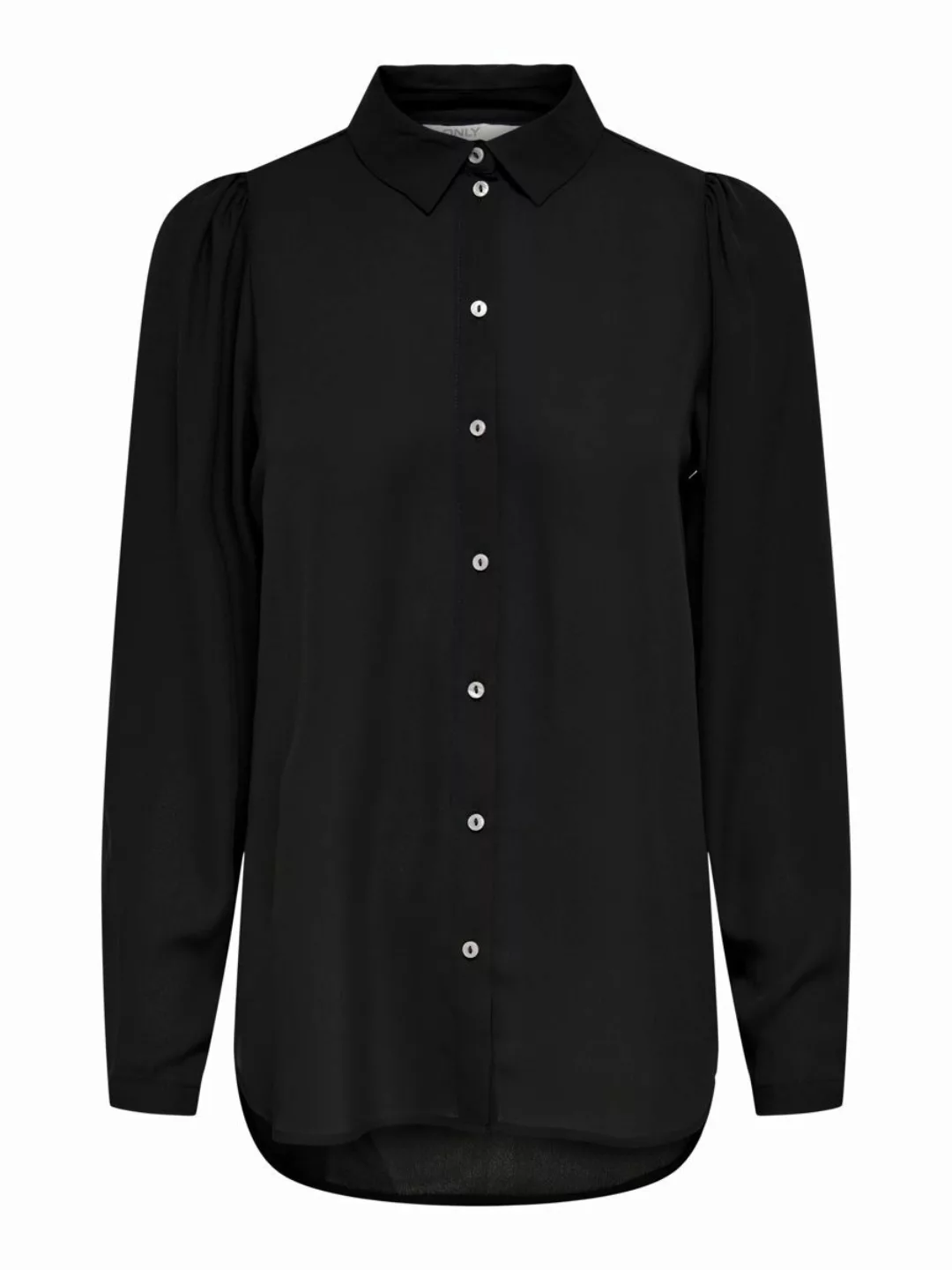 ONLY Klassisch Hemd Damen Schwarz günstig online kaufen