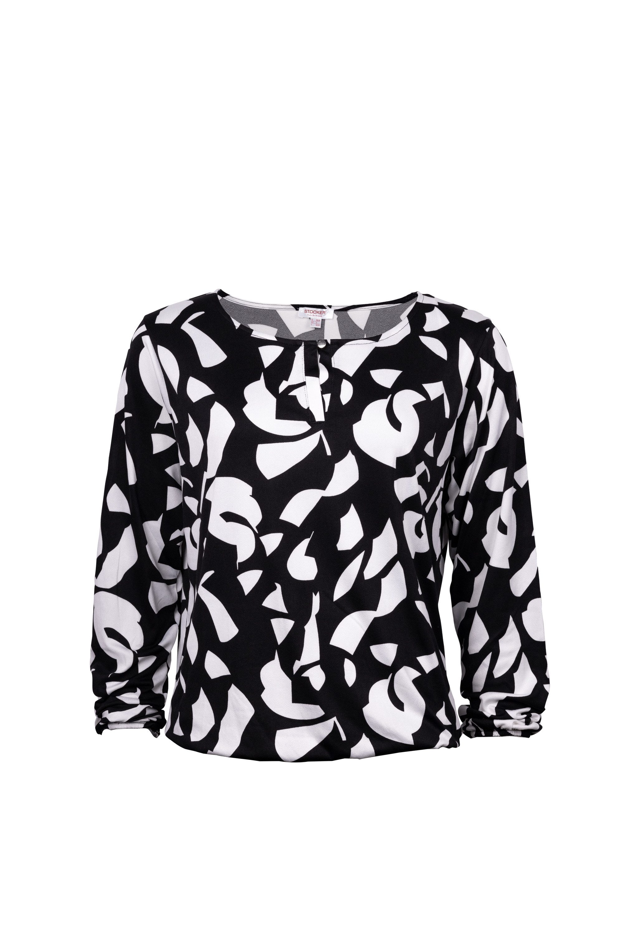 STOOKER WOMEN Langarmshirt "CALLA Print Langarmshirt", Regular Fit Blusen-S günstig online kaufen