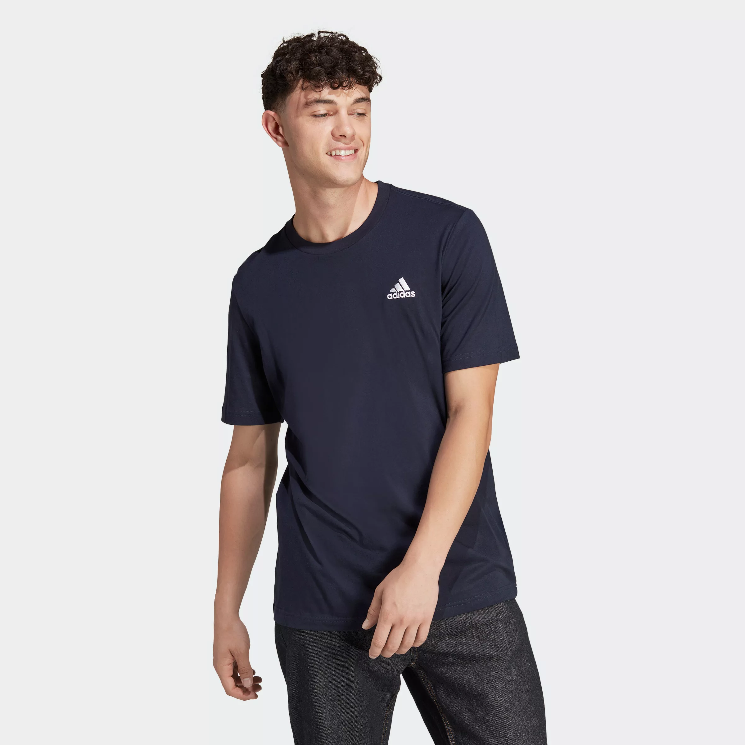 adidas Sportswear T-Shirt ESSENTIALS SINGLE JERSEY EMBROIDERED SMALL LOGO günstig online kaufen