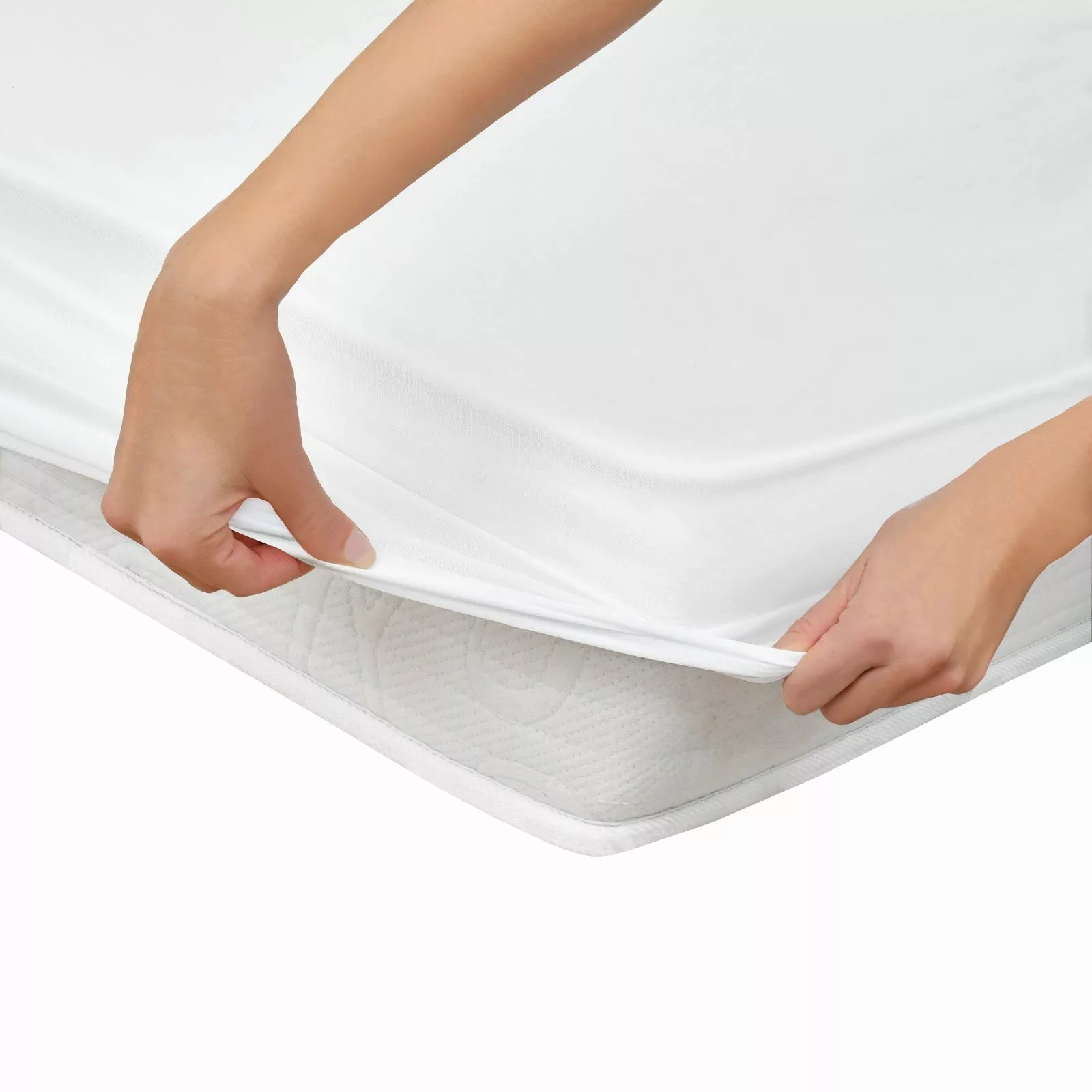 Matratzenschoner Wasserfester Matratzenschoner mit Rundumgummi, Milbenschut günstig online kaufen