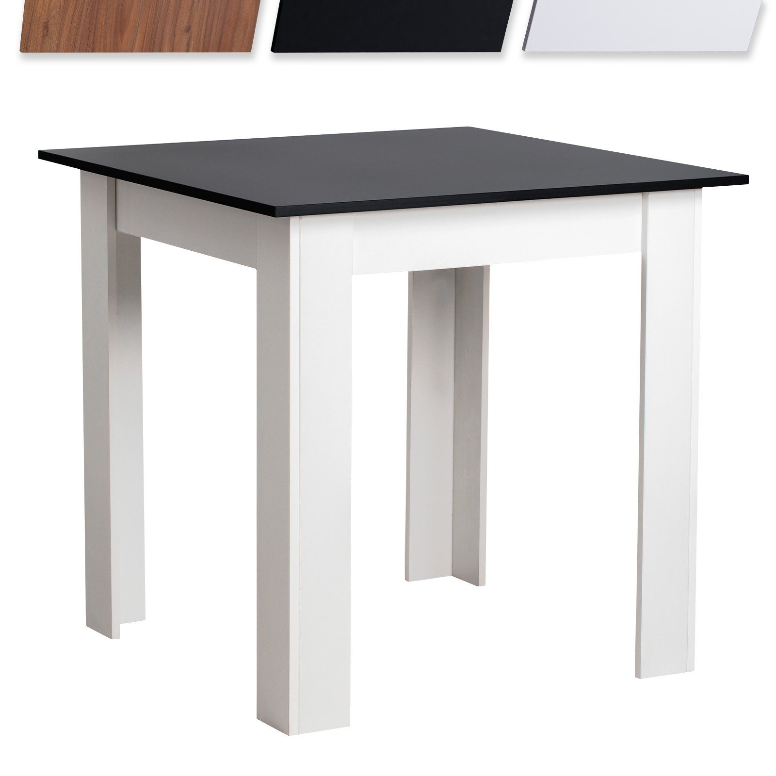 MIADOMODO Esstisch Esstisch - Quadratisch, 80x80x76,5cm, günstig online kaufen