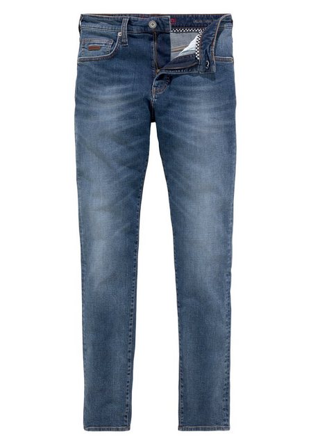 Bruno Banani Tapered-fit-Jeans Callan Mit Leder Badge günstig online kaufen