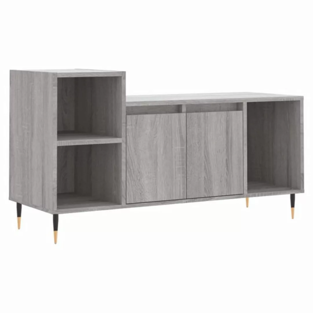 vidaXL TV-Schrank TV-Schrank Grau Sonoma 100x35x55 cm Holzwerkstoff (1-St) günstig online kaufen