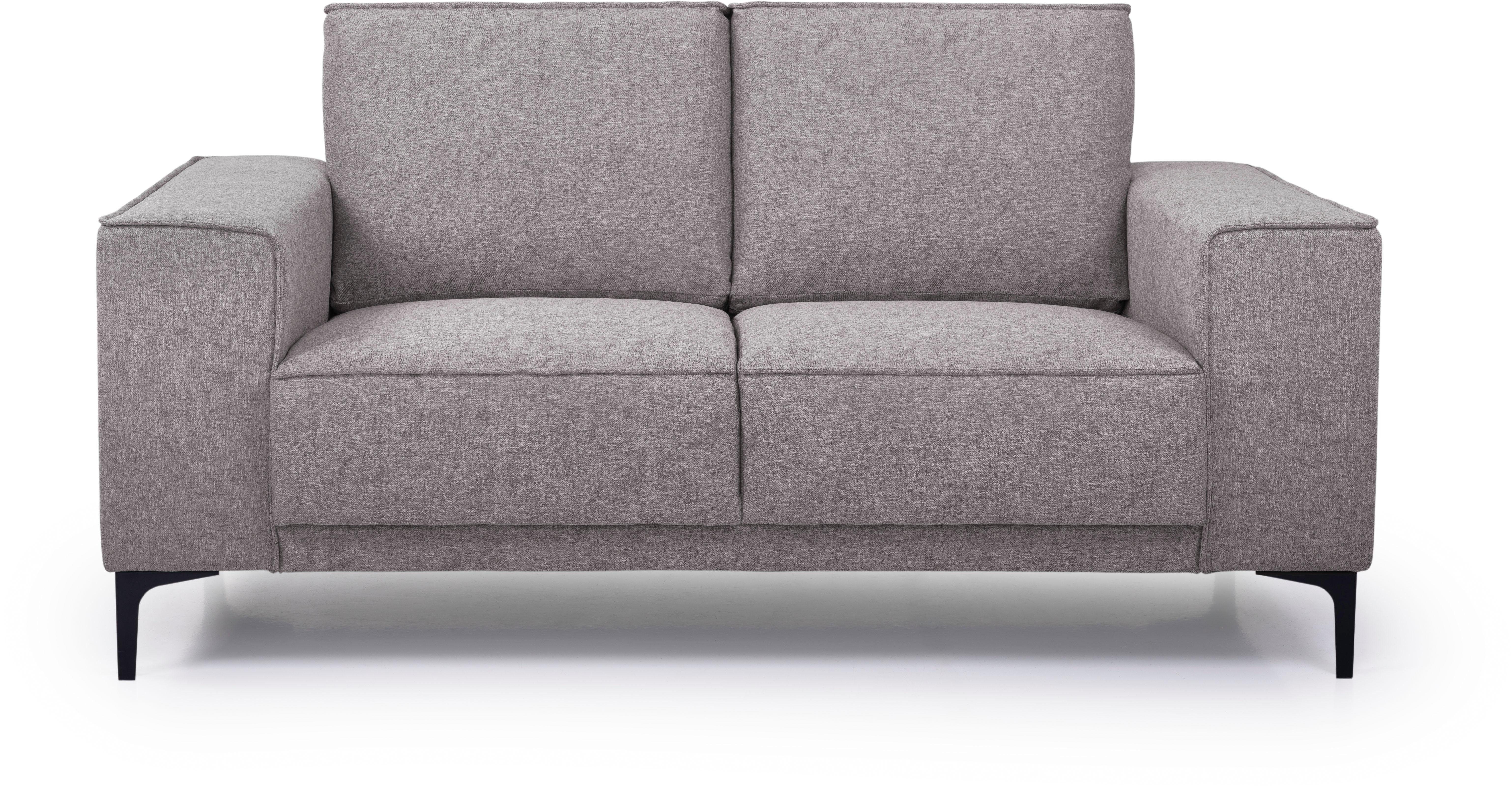 Places of Style 2-Sitzer "Kompaktsofa Oland, Struktur, Flachgewebe, Luxus-M günstig online kaufen