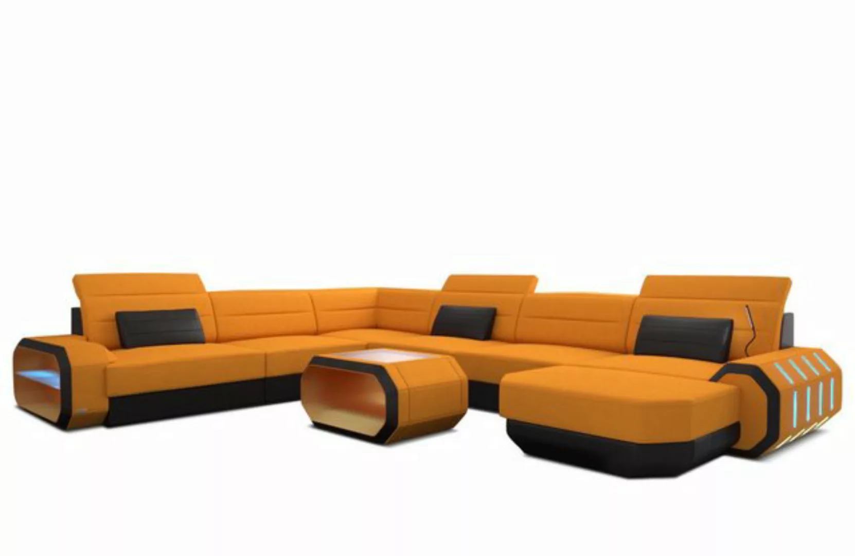 Sofa Dreams Wohnlandschaft Polster Stoff Sofa Roma XXL M Mikrofaser Designe günstig online kaufen