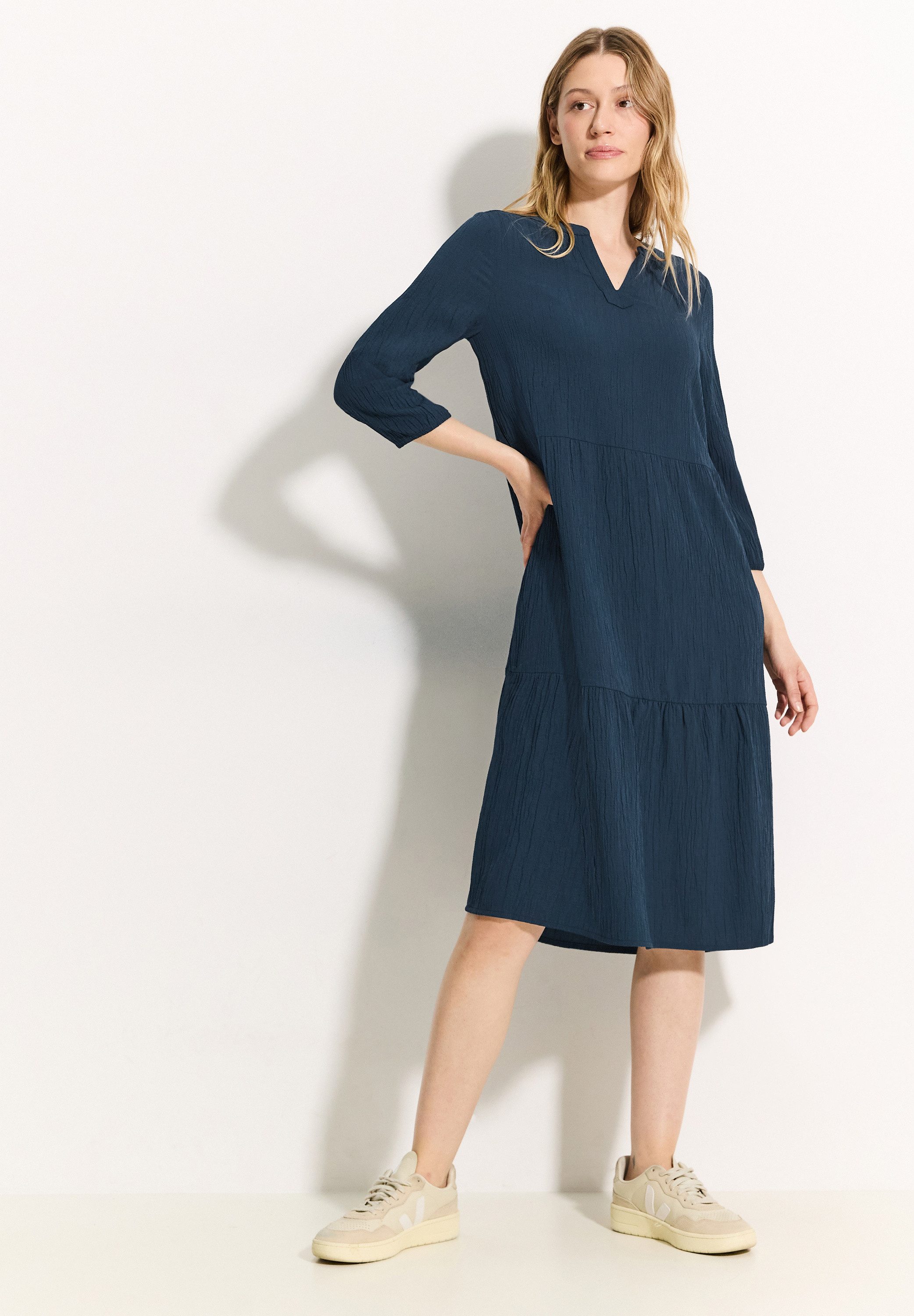 CECIL Tunikakleid Sommerkleid mit Struktur günstig online kaufen
