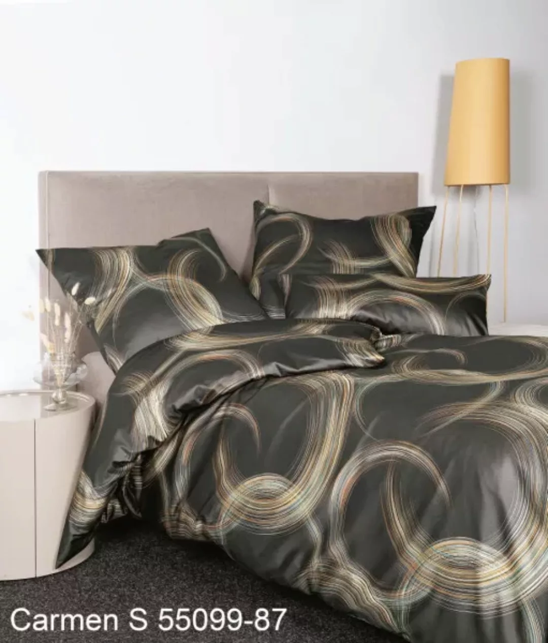 Janine Interlock-Jersey Bettwäsche CARMEN S 55099 schokobraun Größe:  40x80 günstig online kaufen