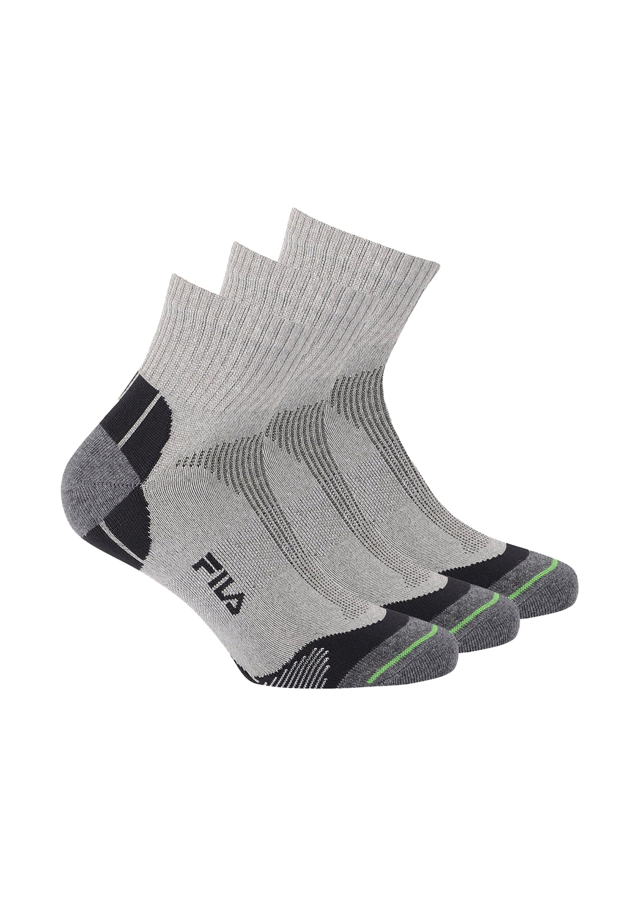 Fila Kurzsocken "Socken FILA QUARTER UNISEX SOCKS MULTISPORT 3P 3er Pack" günstig online kaufen