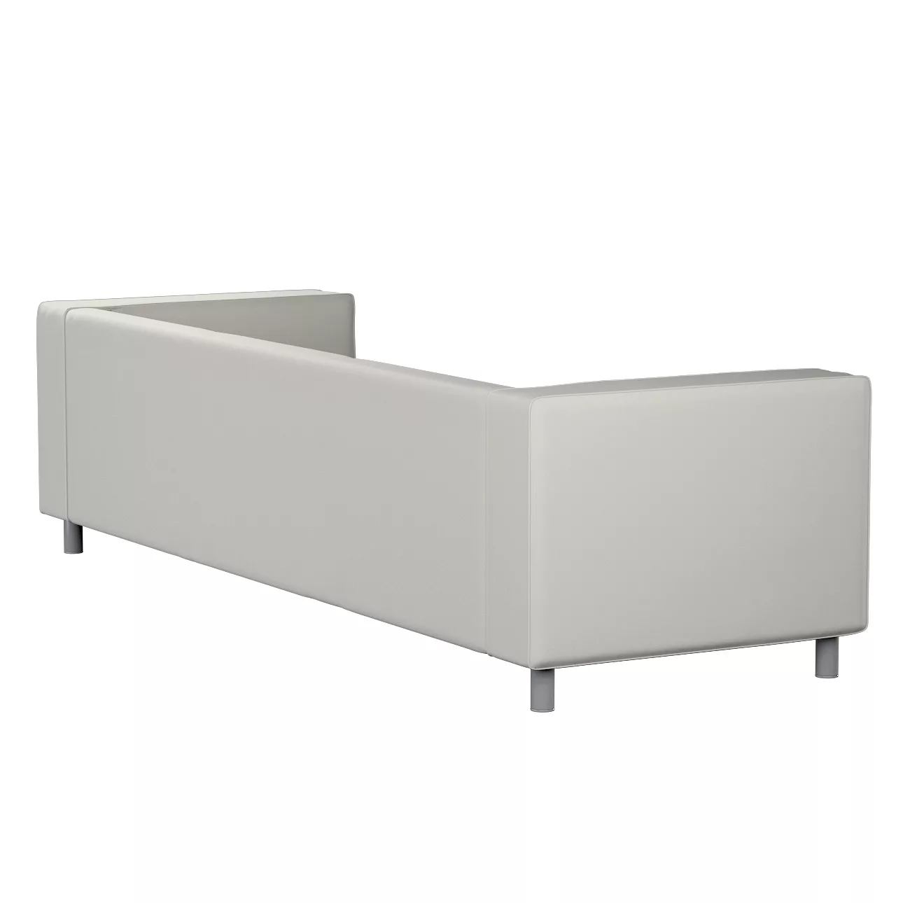 Bezug für Klippan 4-Sitzer Sofa, hellgrau, Bezug für Klippan 4-Sitzer, Livi günstig online kaufen