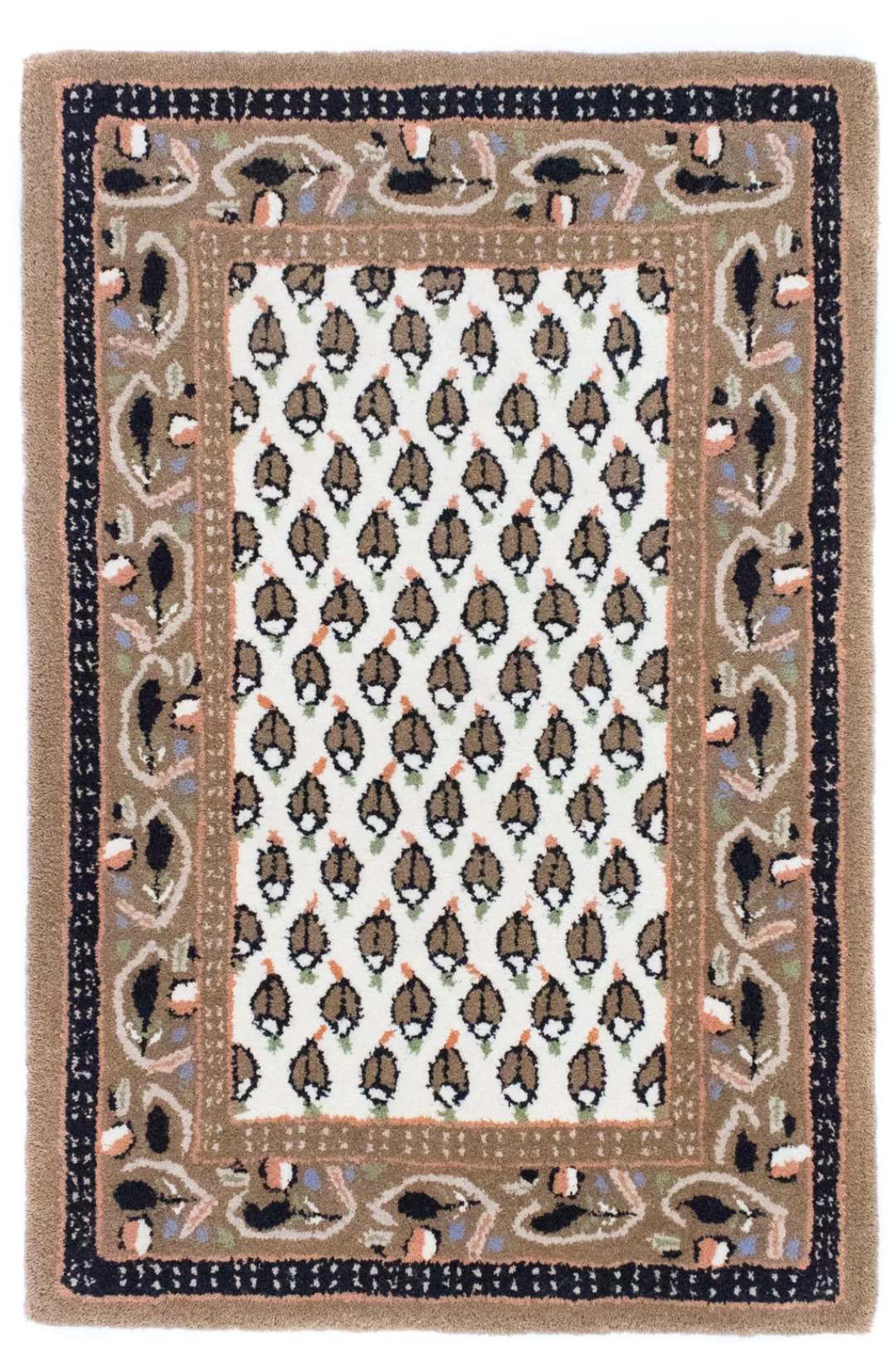 morgenland Wollteppich »Mir Teppich handgetuftet beige«, rechteckig günstig online kaufen