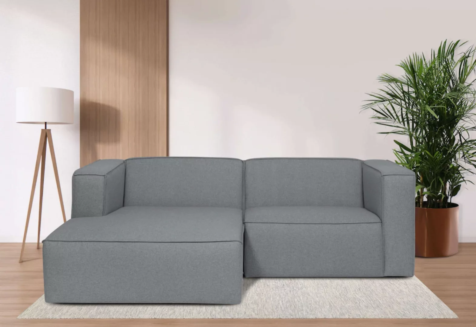 andas Ecksofa "Dalby, L-Form,", extra tiefe Sitzfläche, mit Kedernaht, ange günstig online kaufen