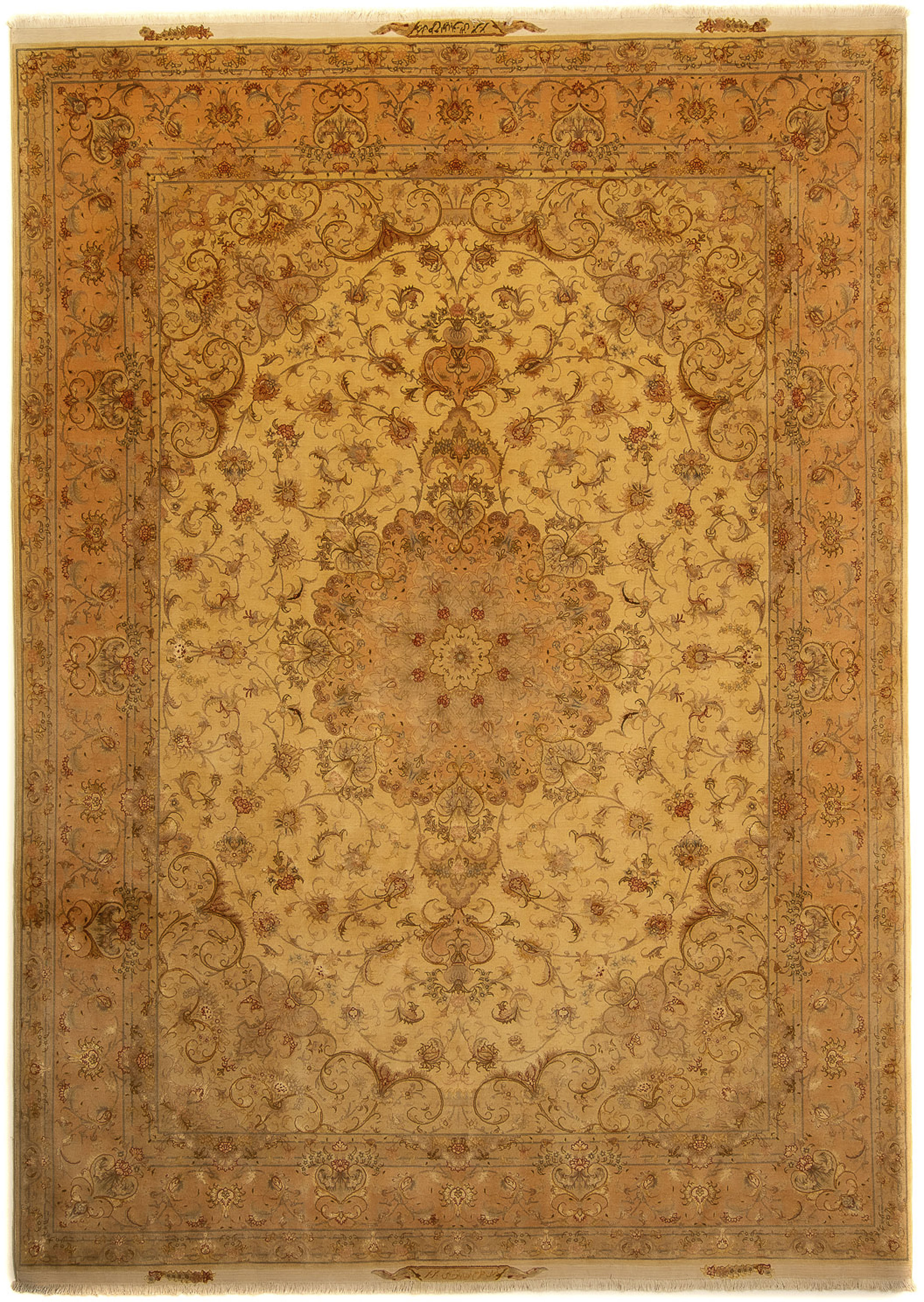 morgenland Orientteppich »Perser - Täbriz - Royal - 346 x 258 cm - gold«, r günstig online kaufen