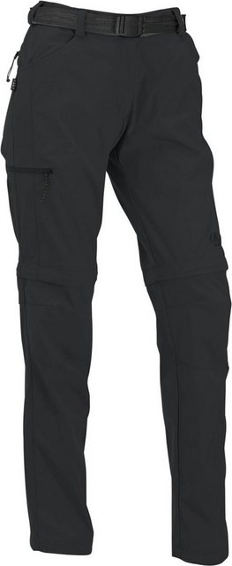 Maul Trekkinghose Hamilton 2XT - 2 in 1-zipp Damen Hose elastic - black günstig online kaufen