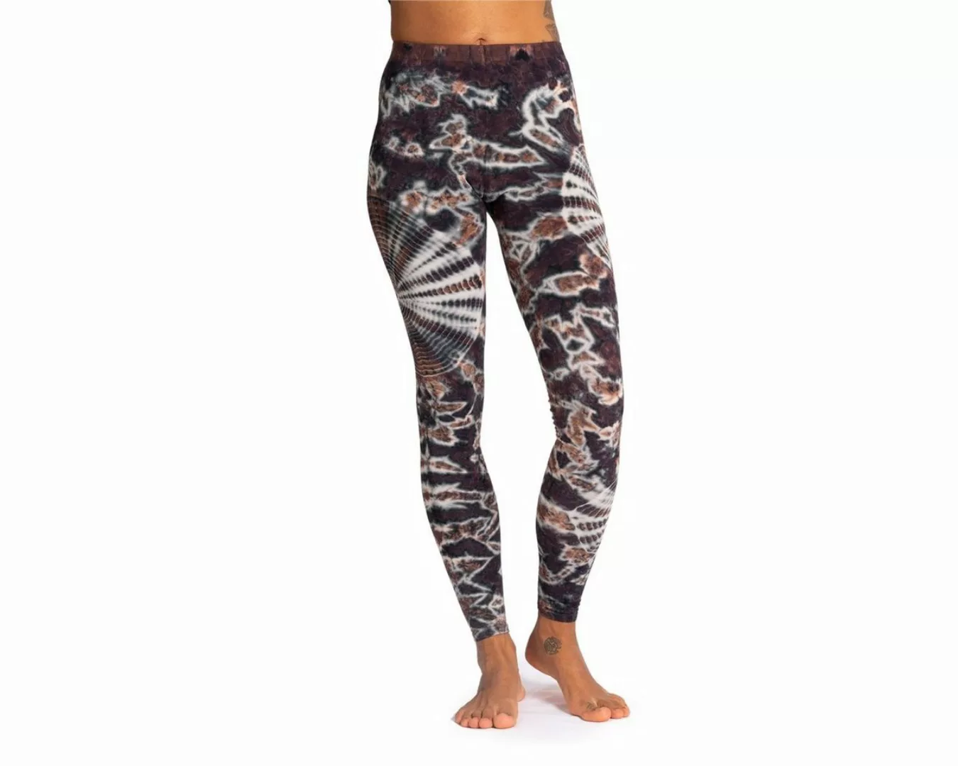 PANASIAM Leggings Unikat Batik Leggings 'Sonne' aus natürlicher Viskose Goa günstig online kaufen