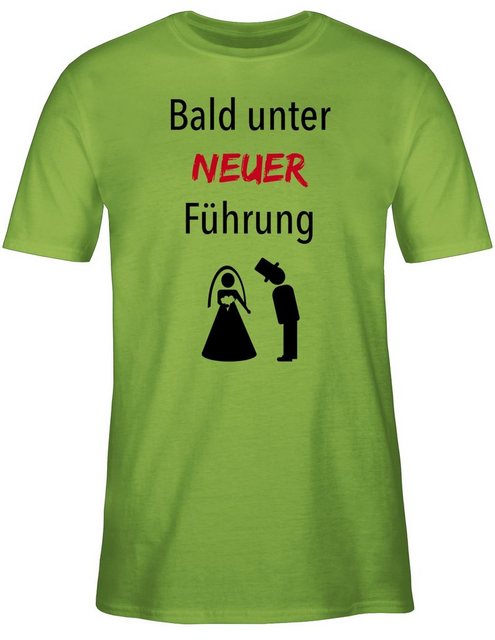 Shirtracer T-Shirt Bald unter neuer Führung JGA Männer günstig online kaufen