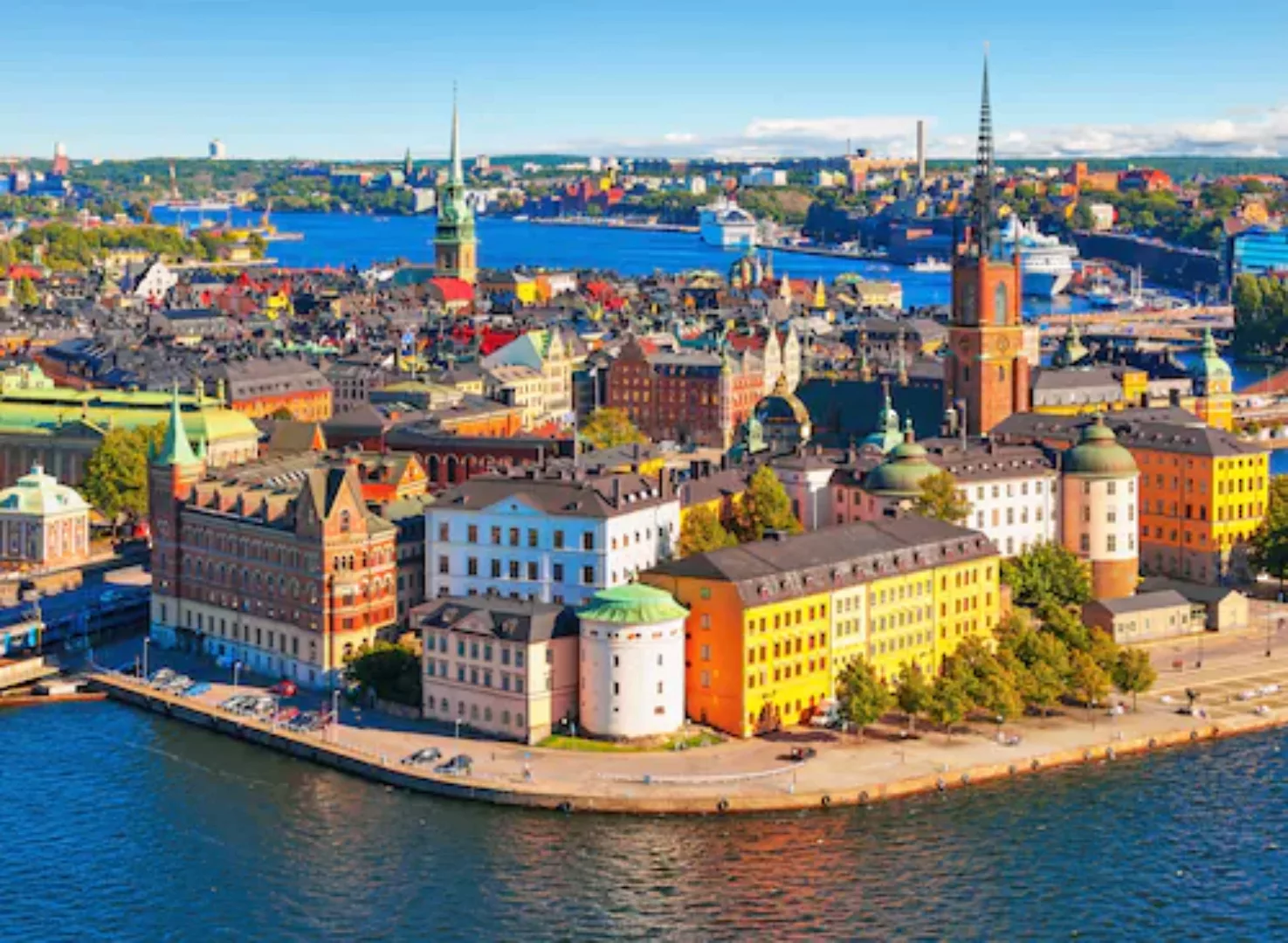 Papermoon Fototapete »Stockholm Old Town« günstig online kaufen