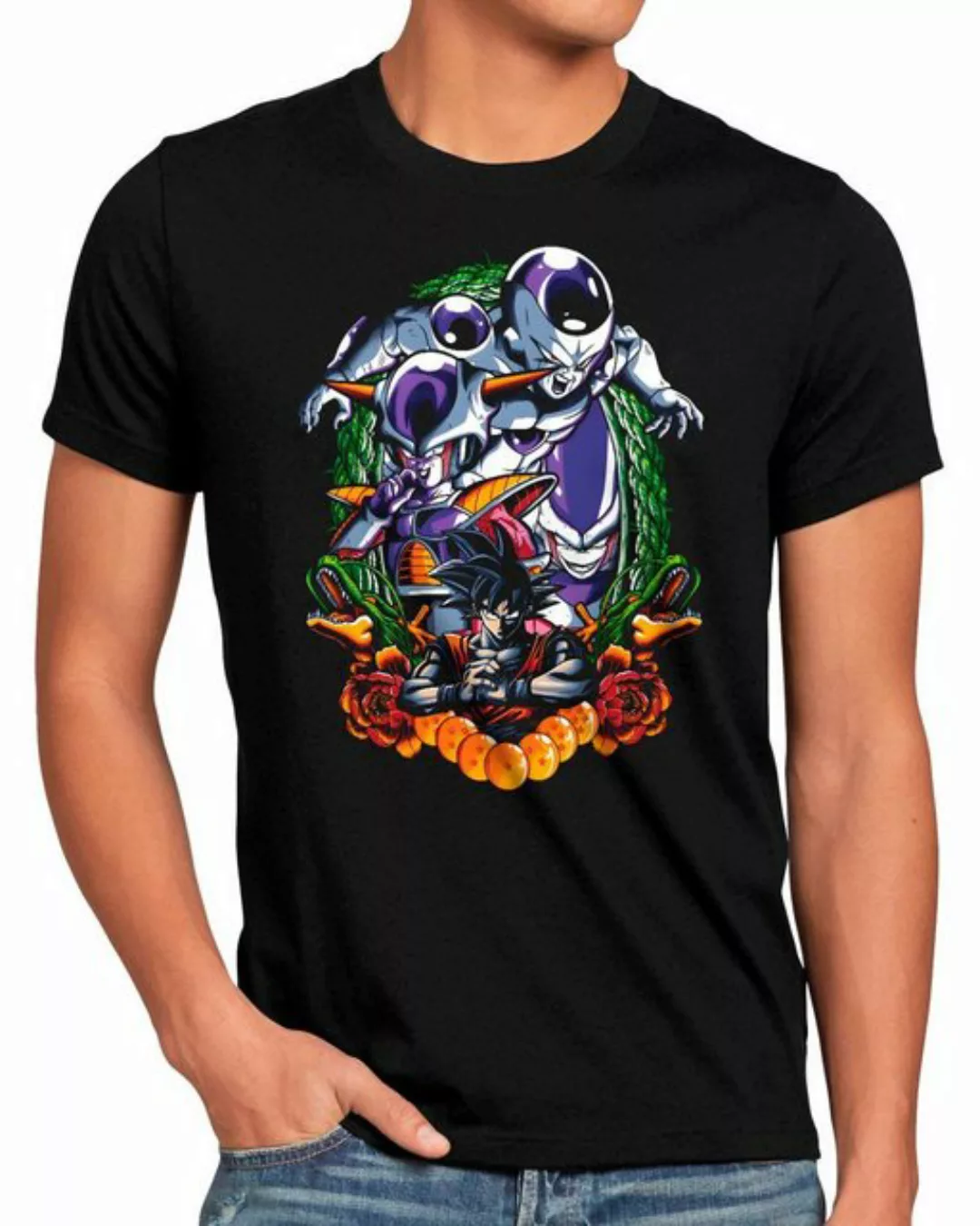 style3 Print-Shirt Herren T-Shirt Planet Destroyer super dragonball z gt so günstig online kaufen