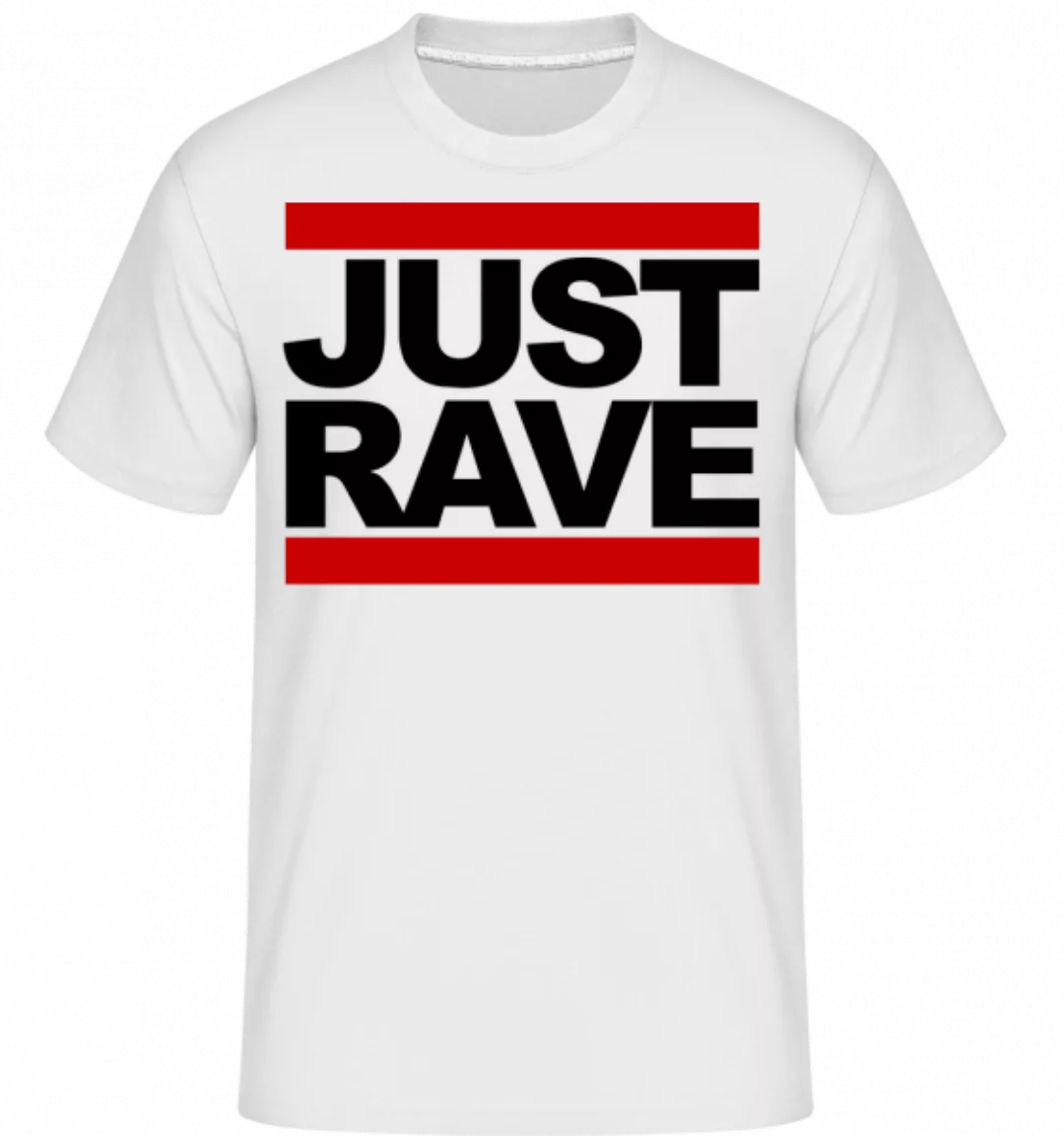 Just Rave Logo · Shirtinator Männer T-Shirt günstig online kaufen
