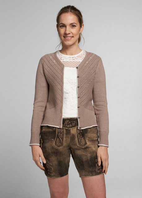 Spieth & Wensky Strickjacke Abby mit V-Ausschnitt günstig online kaufen