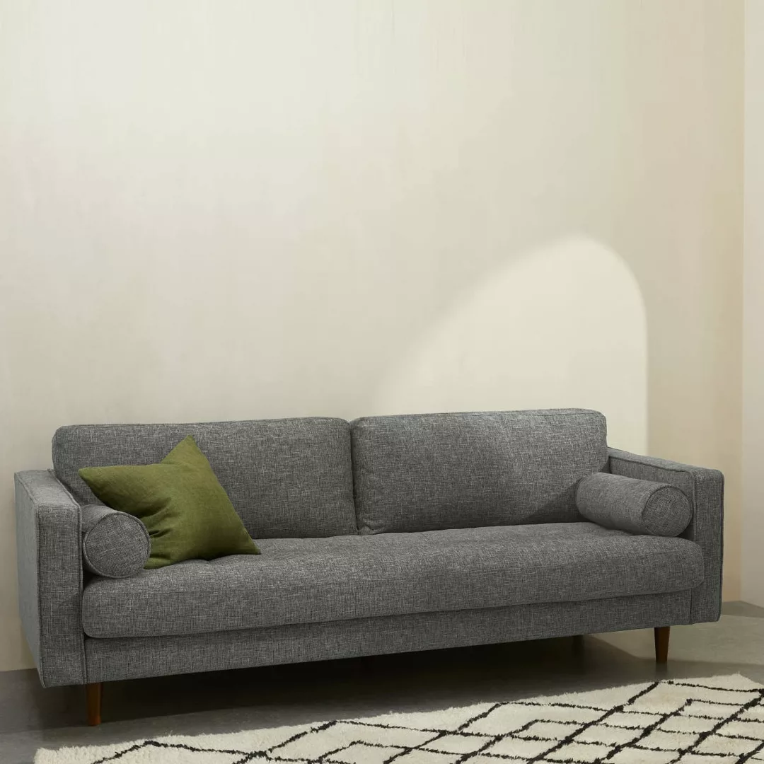 Scott 3-Sitzer Sofa, Eisengrau - MADE.com günstig online kaufen