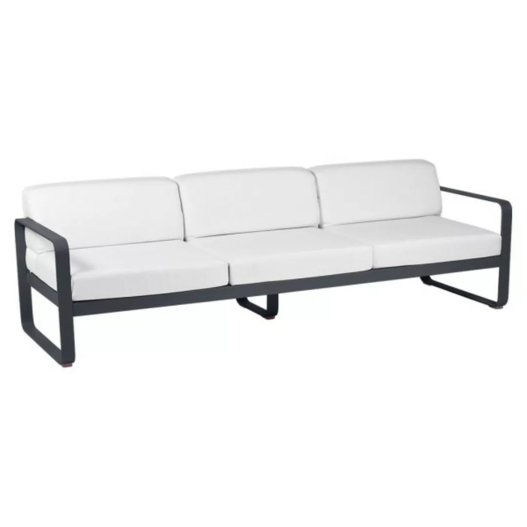 Bellevie 3-Sitzer Lounge-Sofa 47 Anthrazit 81 Grauweiß günstig online kaufen