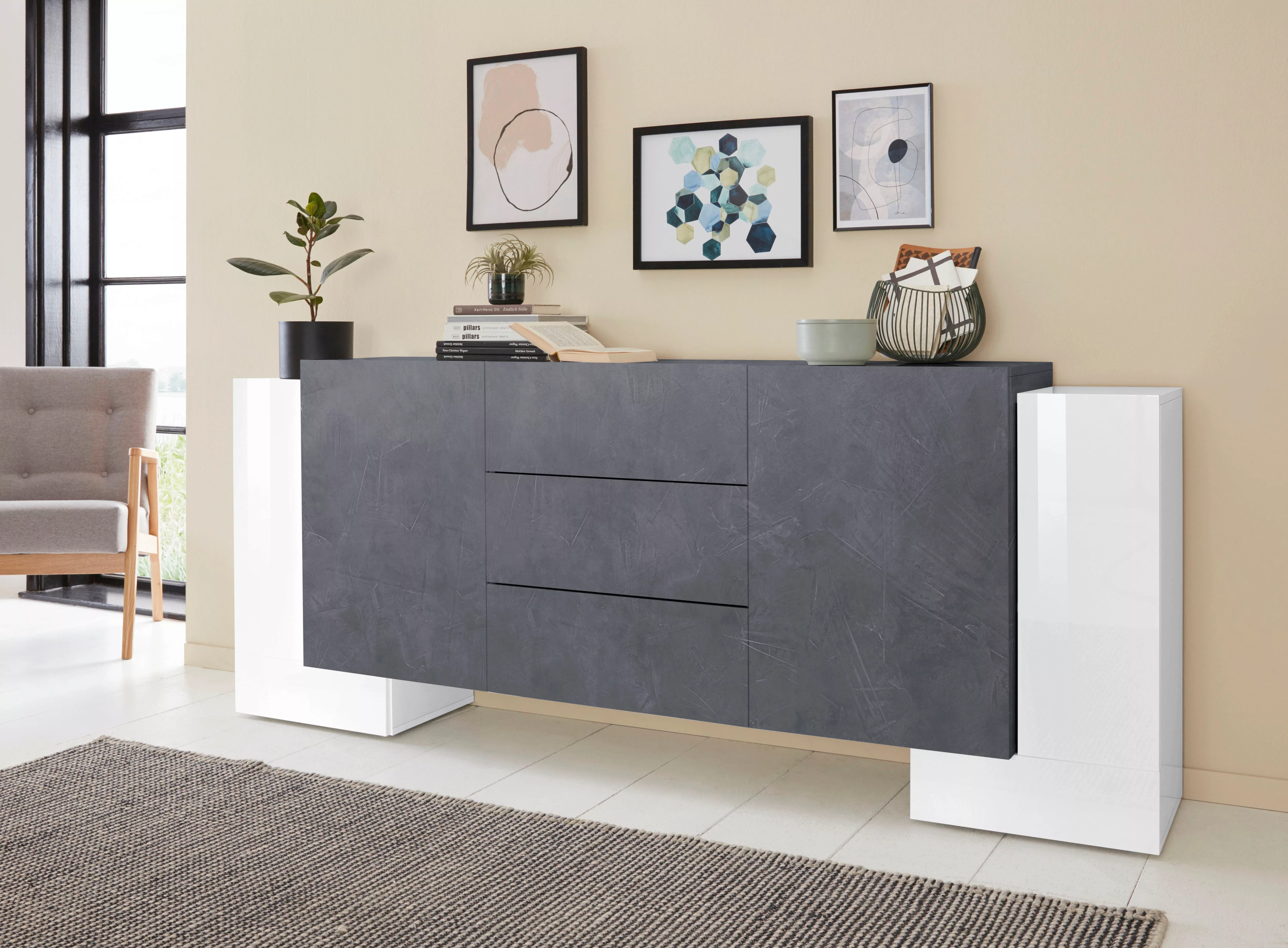 INOSIGN Sideboard "Pillon", Breite 210 cm günstig online kaufen