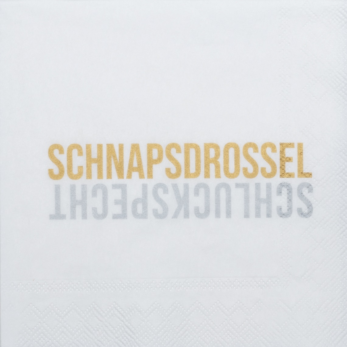 Cocktailserviette Schnapsdrossel 25x25 cm günstig online kaufen