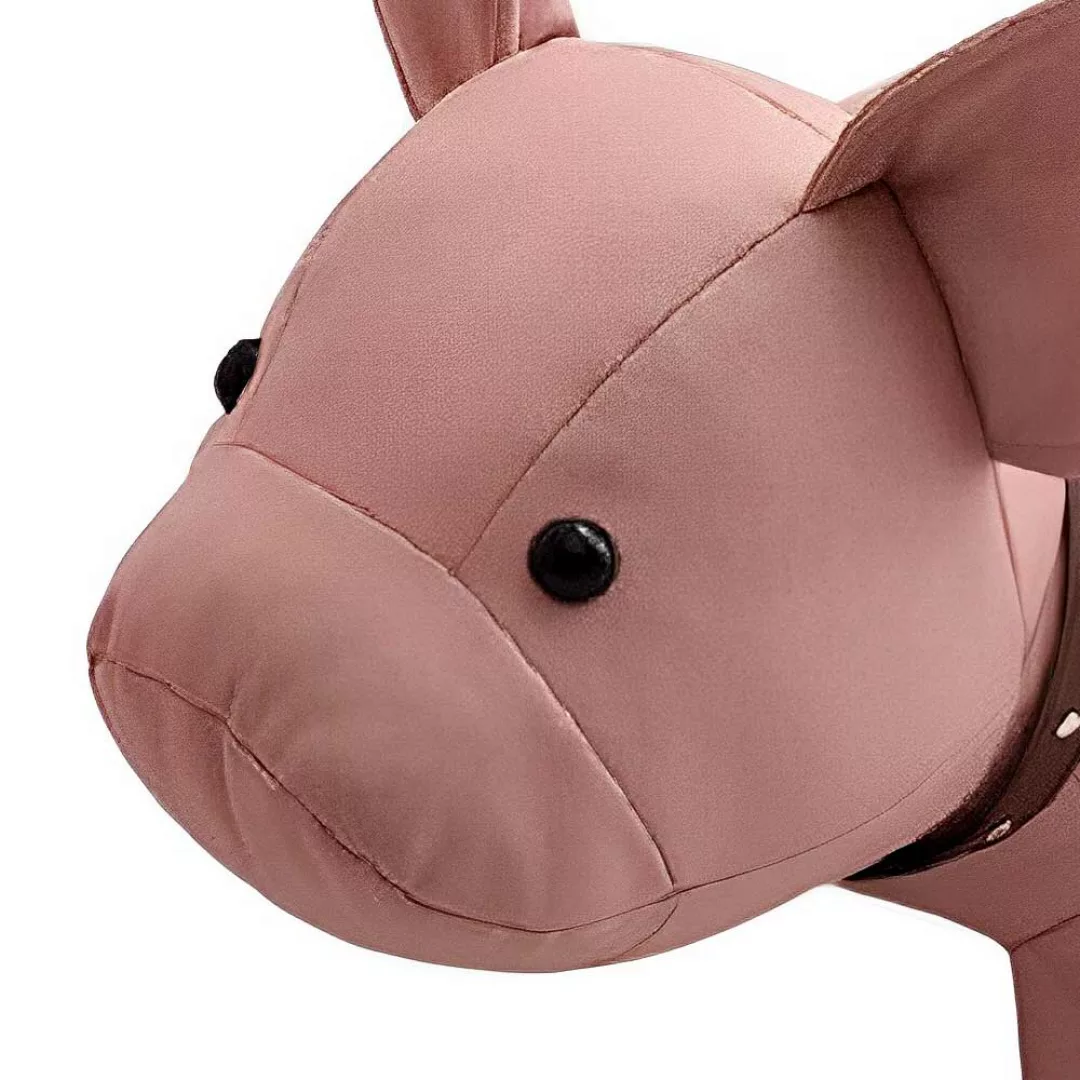 Kinderzimmer Hocker Schwein in Rosa Kunstleder günstig online kaufen