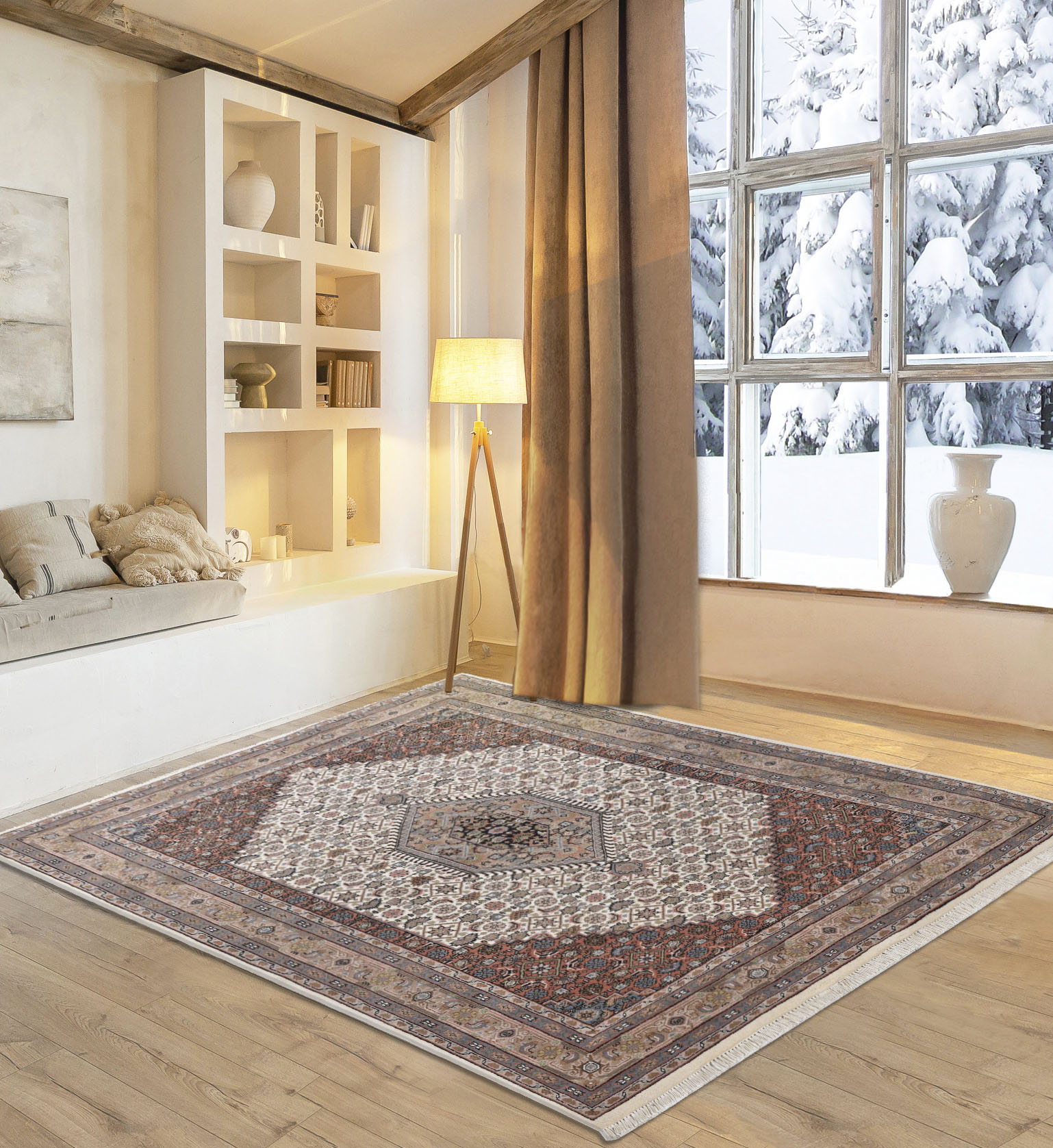 my home Orientteppich »BB Oriental«, rechteckig, 12 mm Höhe, reine Wolle, h günstig online kaufen