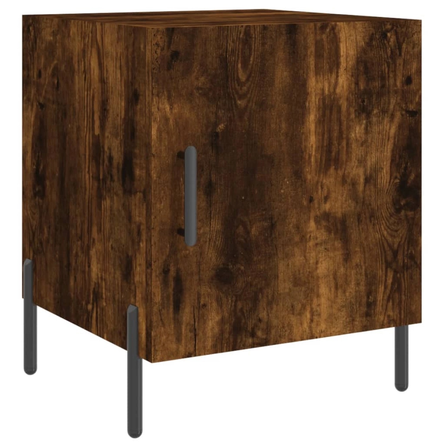 vidaXL Nachttisch Räuchereiche 40x40x50 cm Holzwerkstoff Modell 3 günstig online kaufen