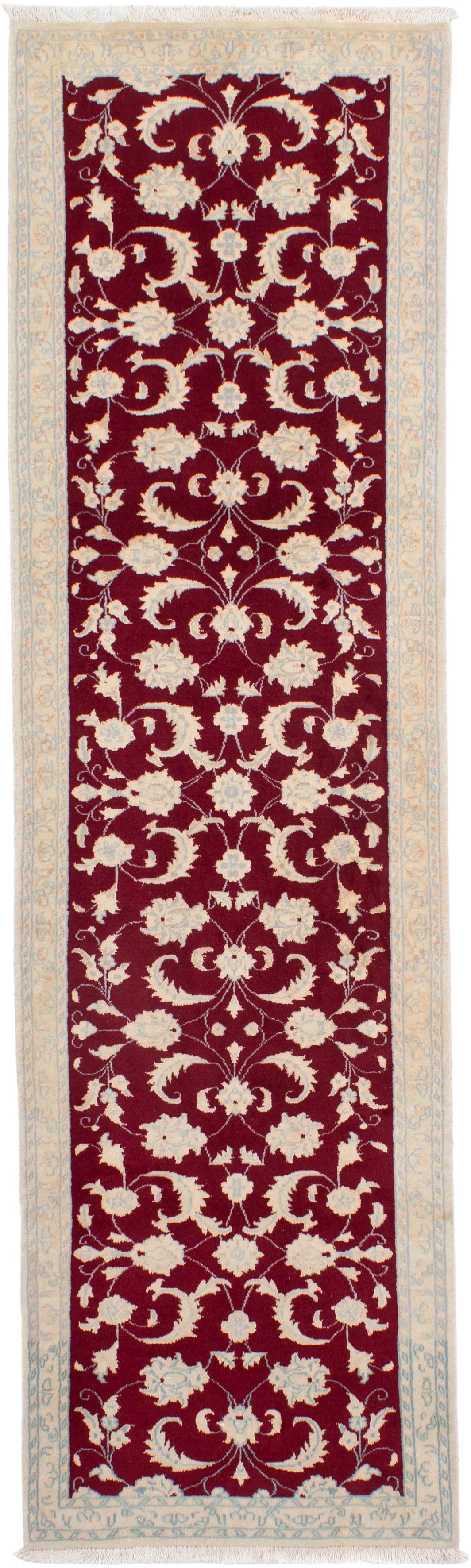 morgenland Orientteppich »Perser - Nain - 295 x 82 cm - dunkelrot«, rechtec günstig online kaufen