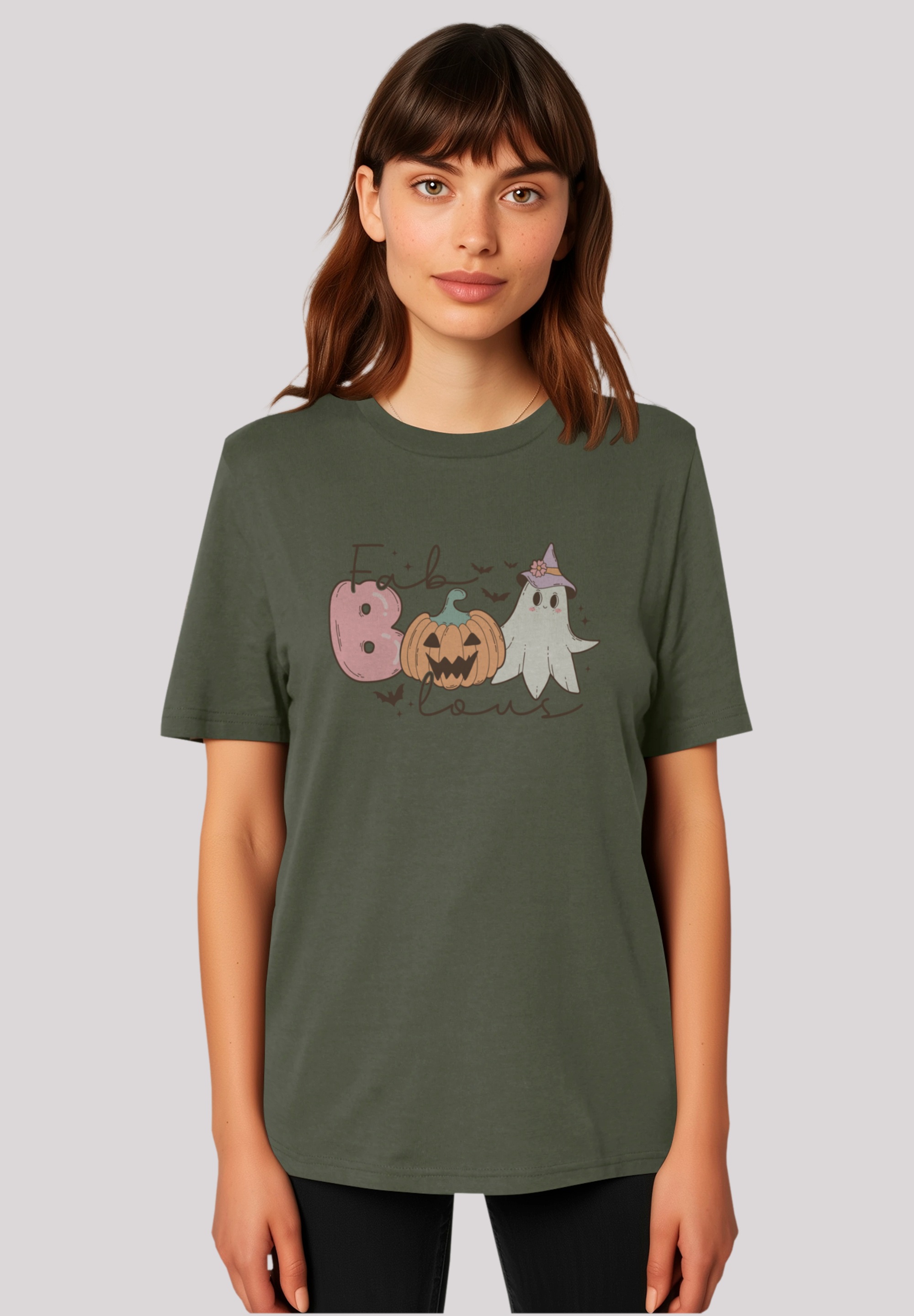 F4NT4STIC T-Shirt "Retro Halloween Fab Boo Lous", Premium Qualität, Hallowe günstig online kaufen