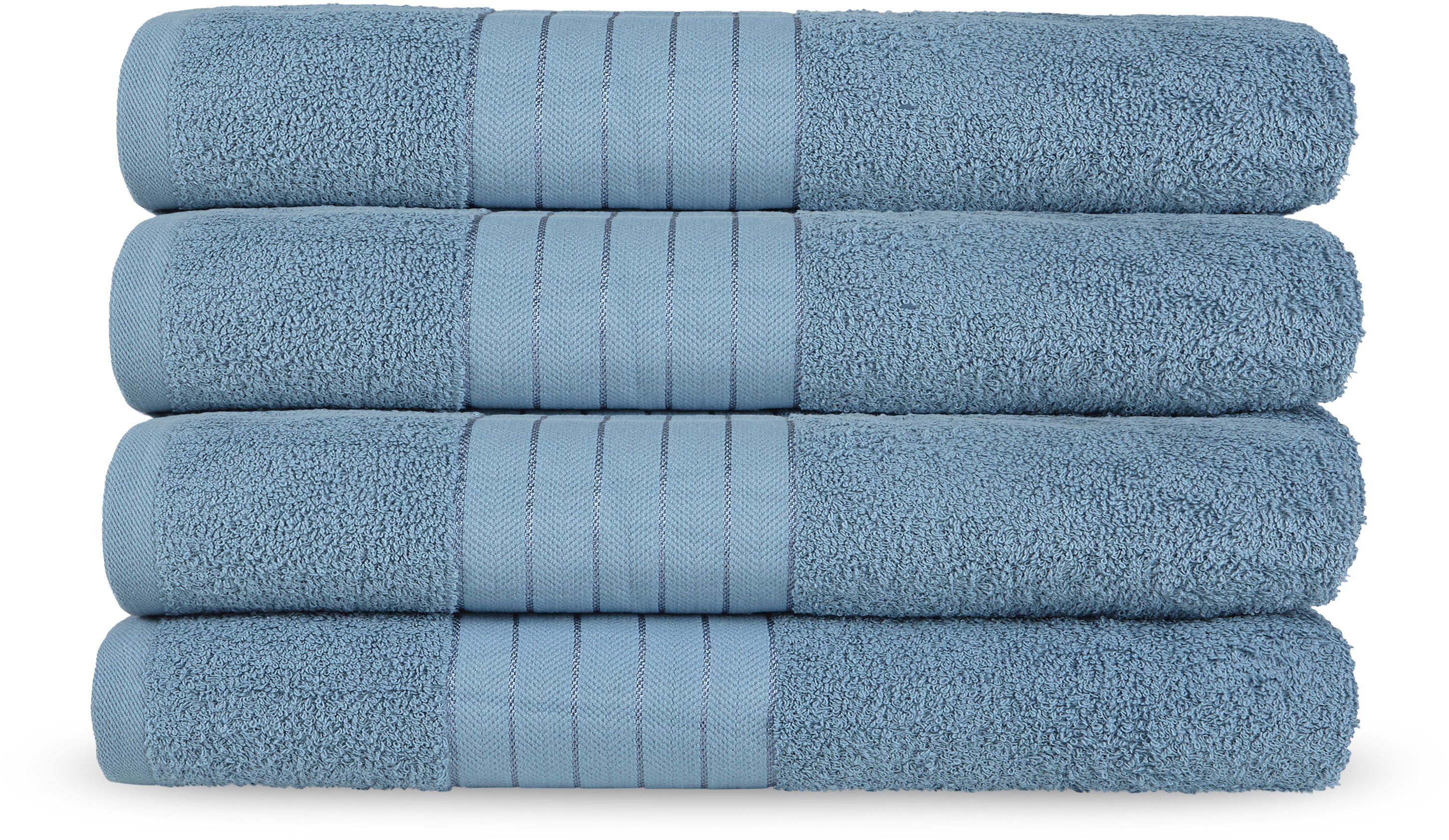 good morning Handtücher »Uni Good Morning«, (4 St., 4er Set Handtücher 50 x günstig online kaufen